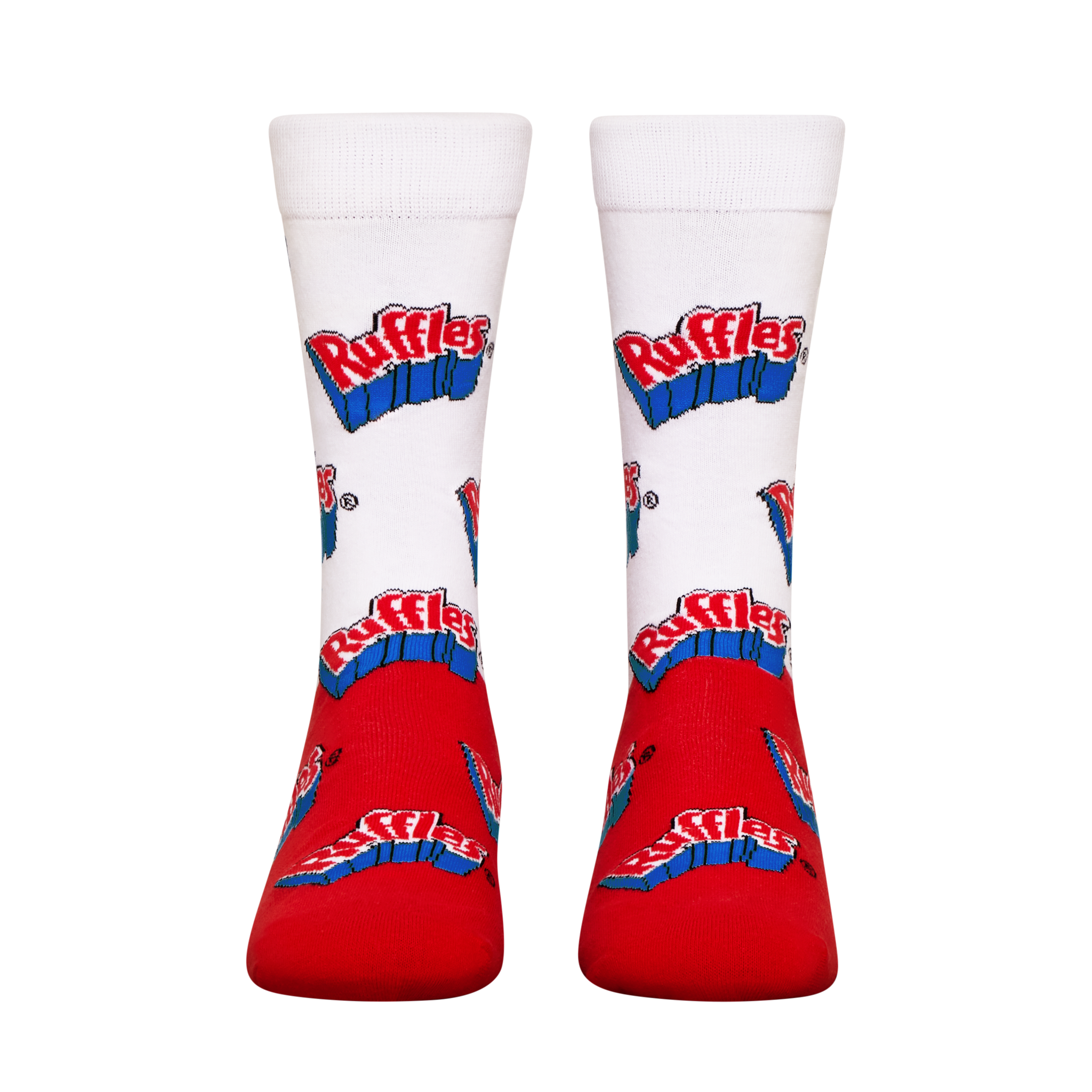ODDMART Ruffles Crew Socks 2-Pack