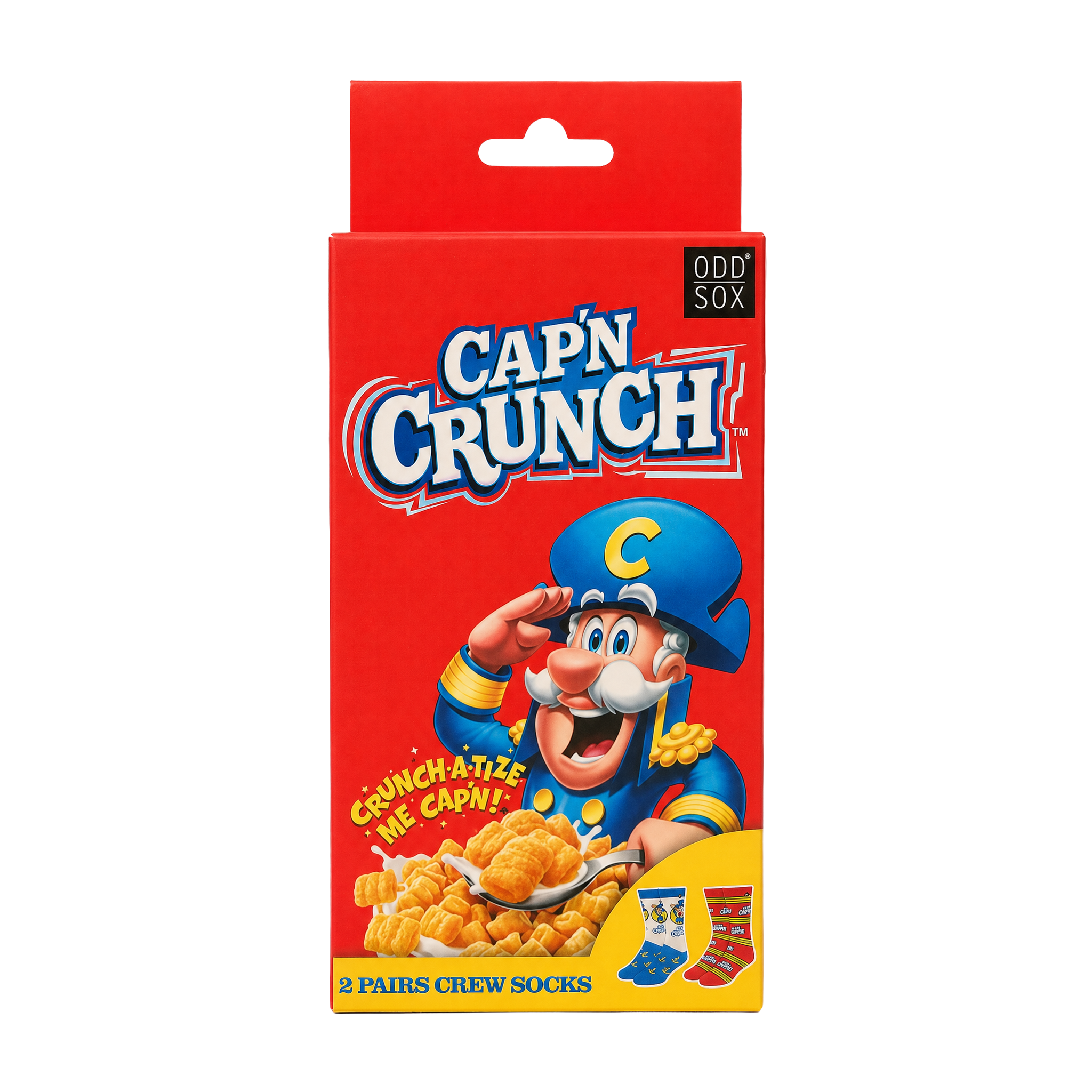 ODDMART Cap'n Crunch Crew Socks 2-Pack