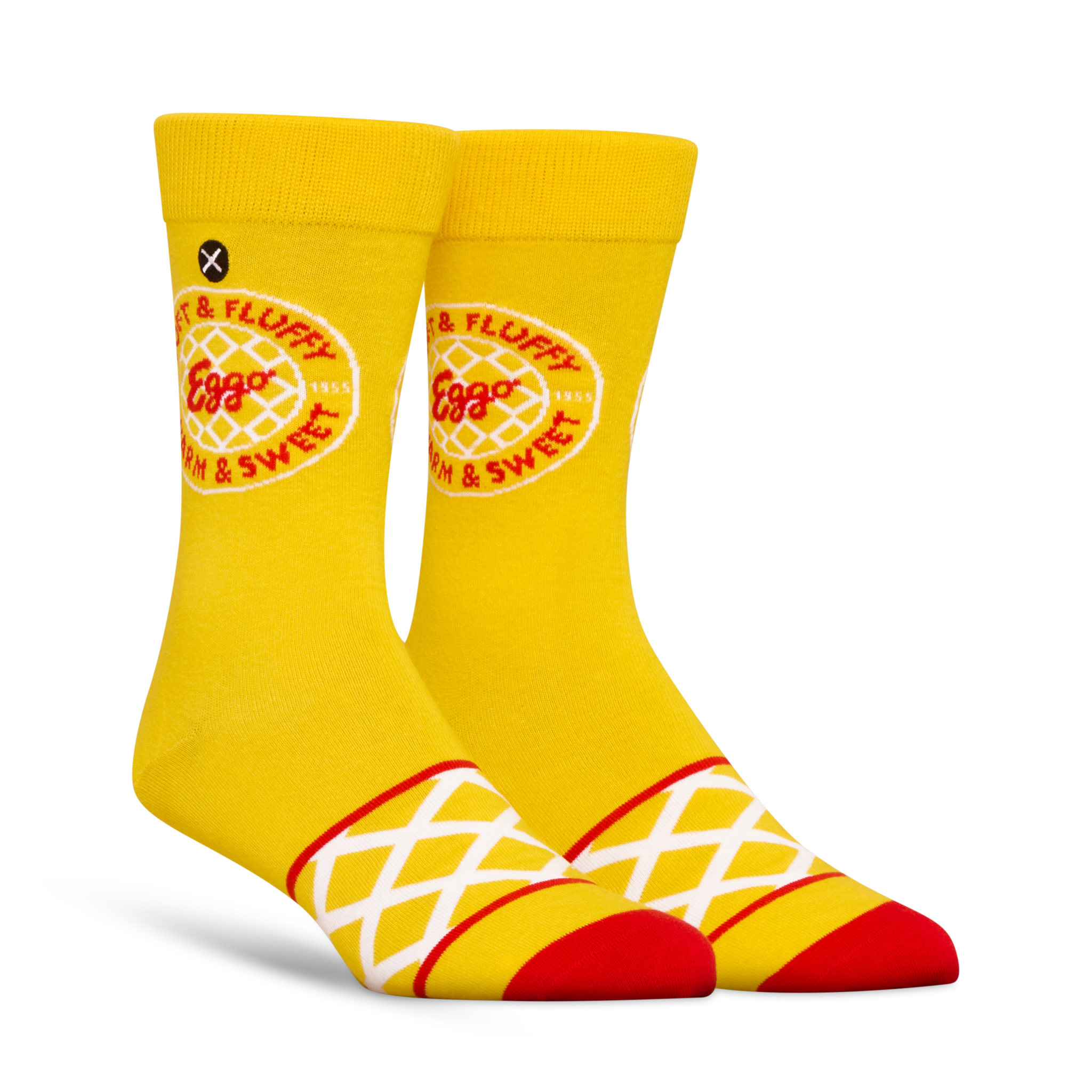 ODDMART Eggo Crew Socks 2-Pack