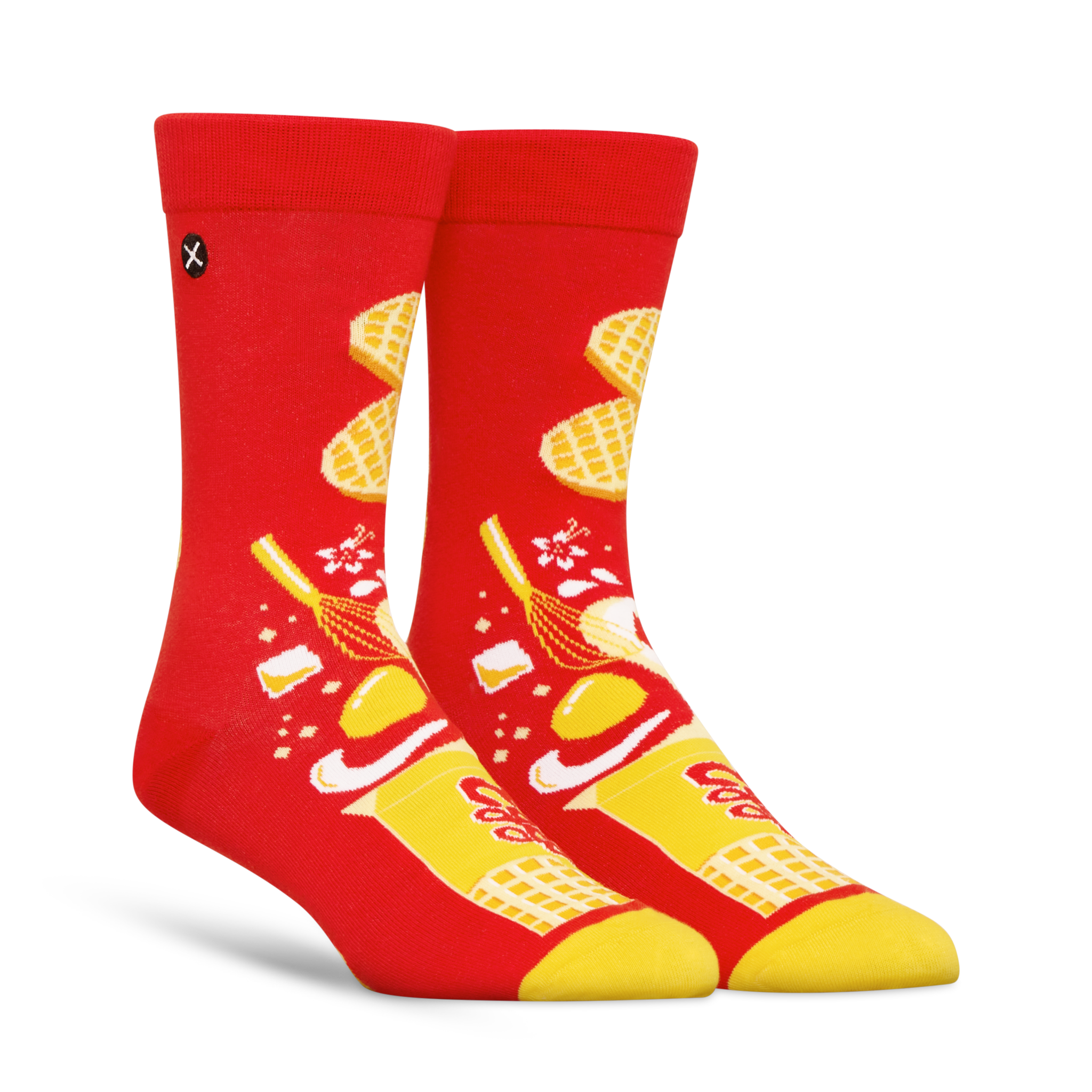 ODDMART Eggo Crew Socks 2-Pack
