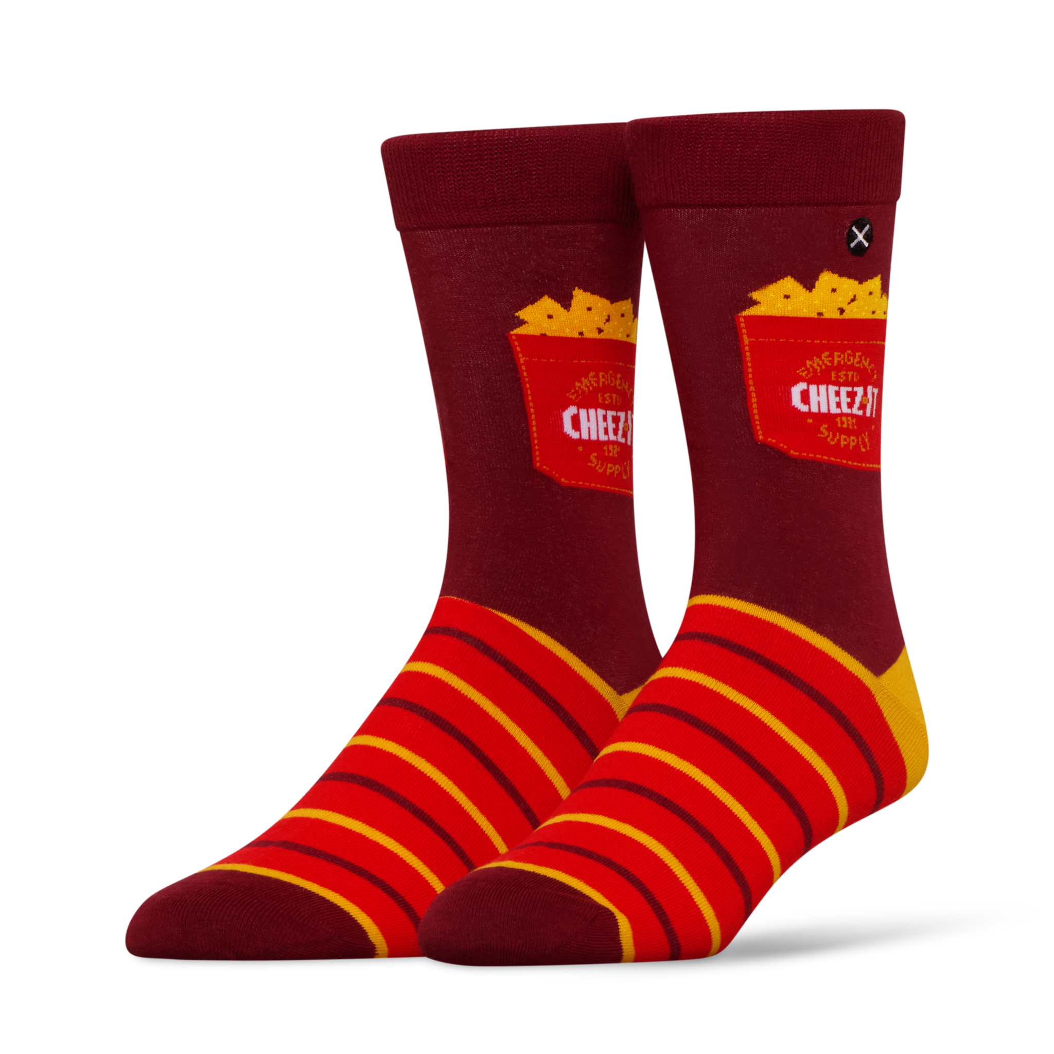 ODDMART Cheez-It Crew Socks 2-Pack