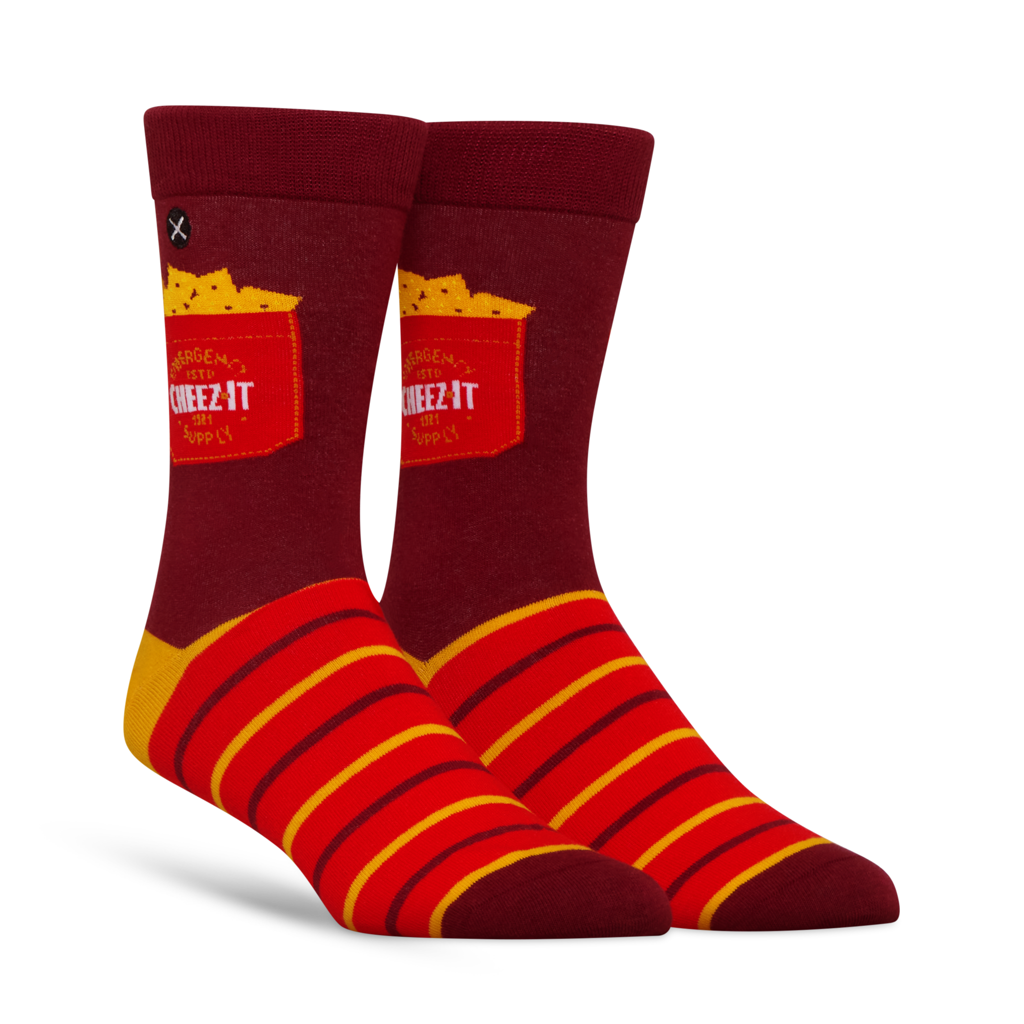 ODDMART Cheez-It Crew Socks 2-Pack