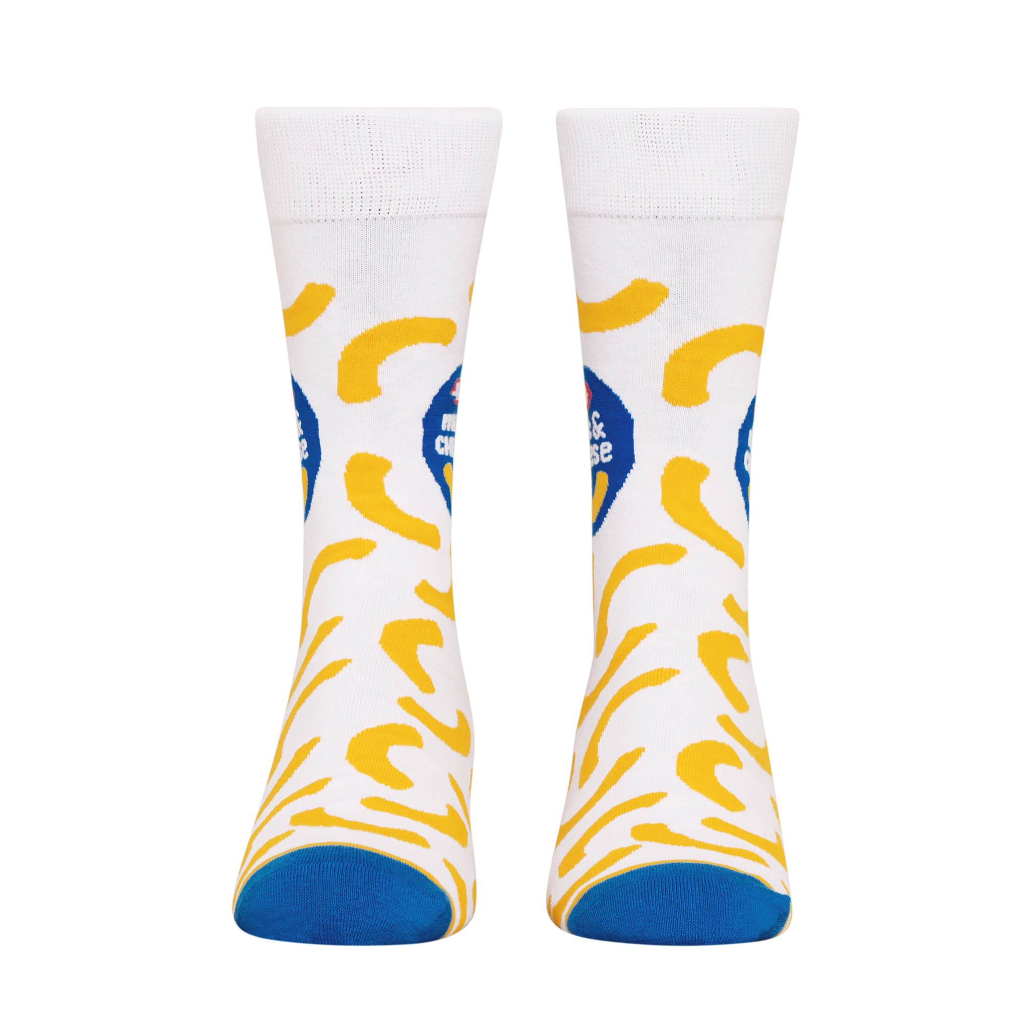 ODDMART Kraft Mac & Cheese Crew Socks 2-Pack