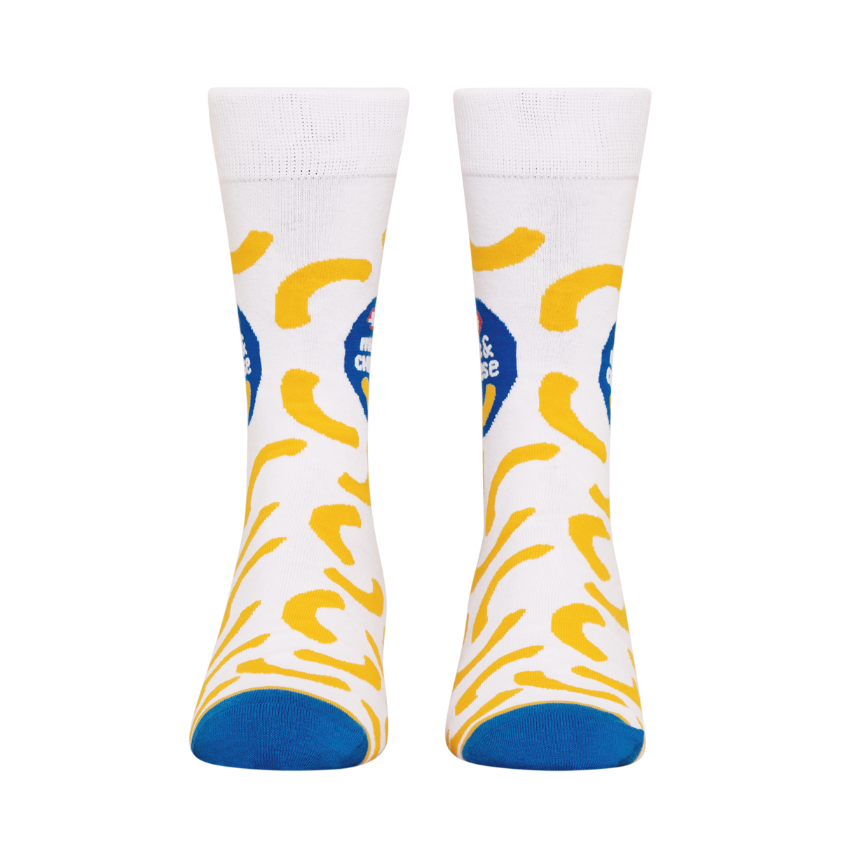 ODDMART Kraft Mac & Cheese Crew Socks 2-Pack