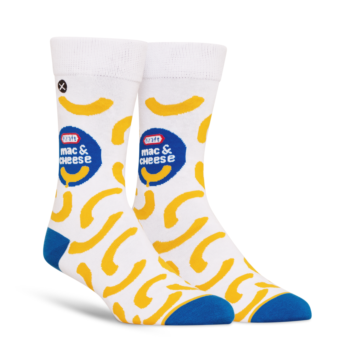 ODDMART Kraft Mac & Cheese Crew Socks 2-Pack