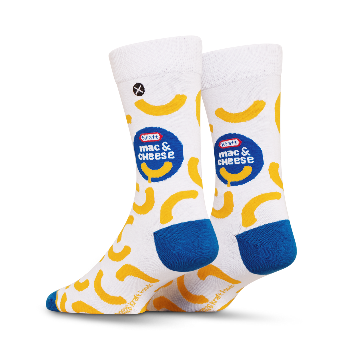 ODDMART Kraft Mac & Cheese Crew Socks 2-Pack