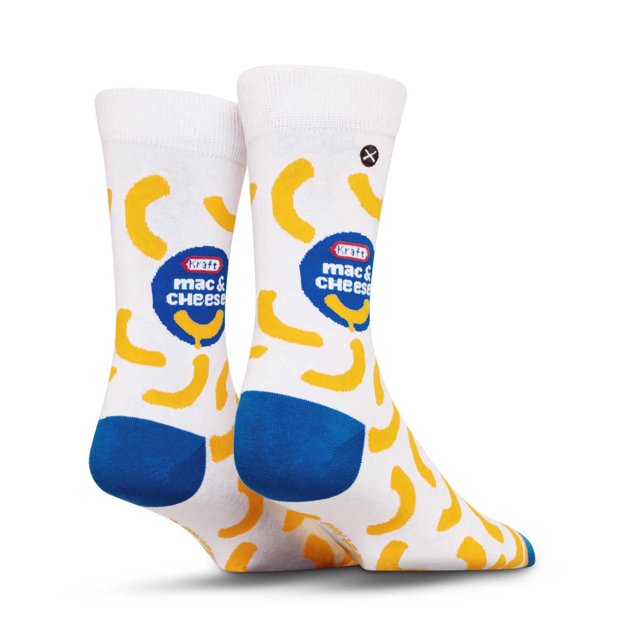 ODDMART Kraft Mac & Cheese Crew Socks 2-Pack