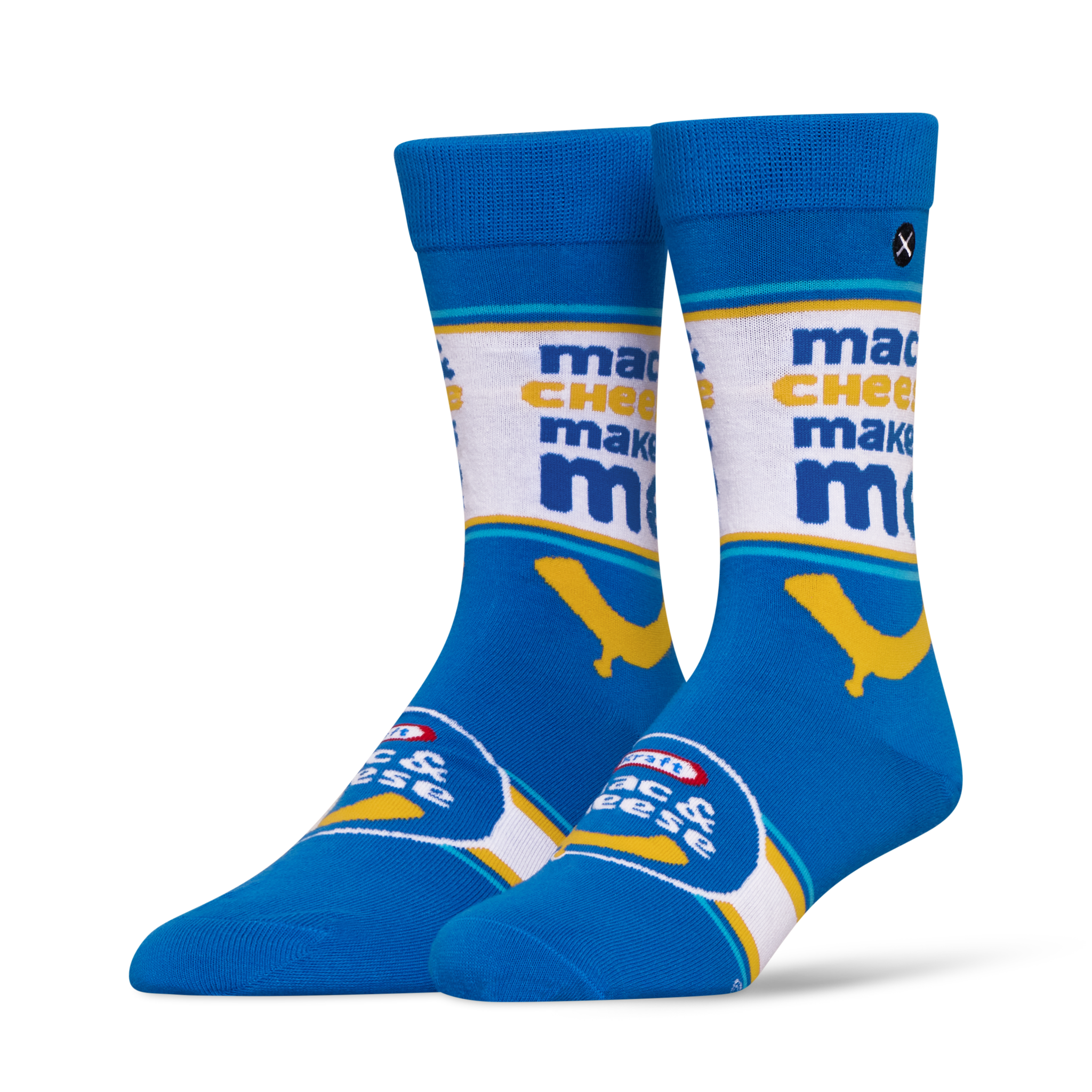 ODDMART Kraft Mac & Cheese Crew Socks 2-Pack