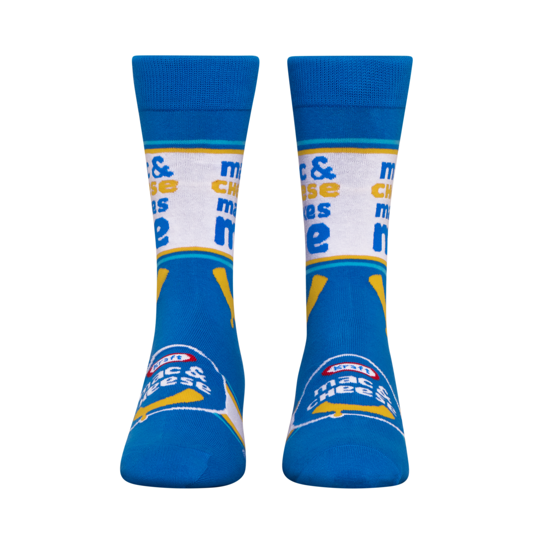 ODDMART Kraft Mac & Cheese Crew Socks 2-Pack