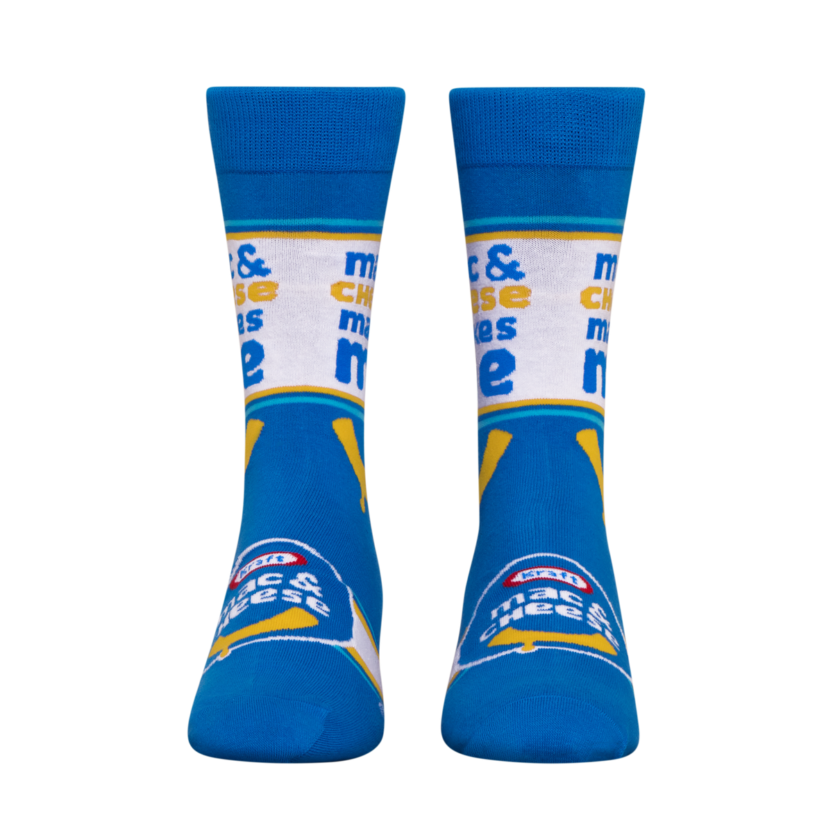 ODDMART Kraft Mac & Cheese Crew Socks 2-Pack