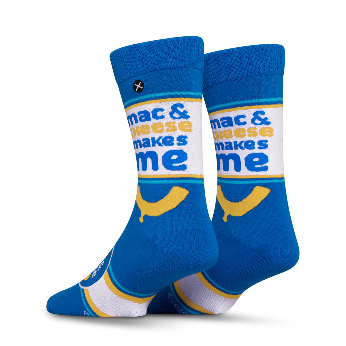 ODDMART Kraft Mac & Cheese Crew Socks 2-Pack