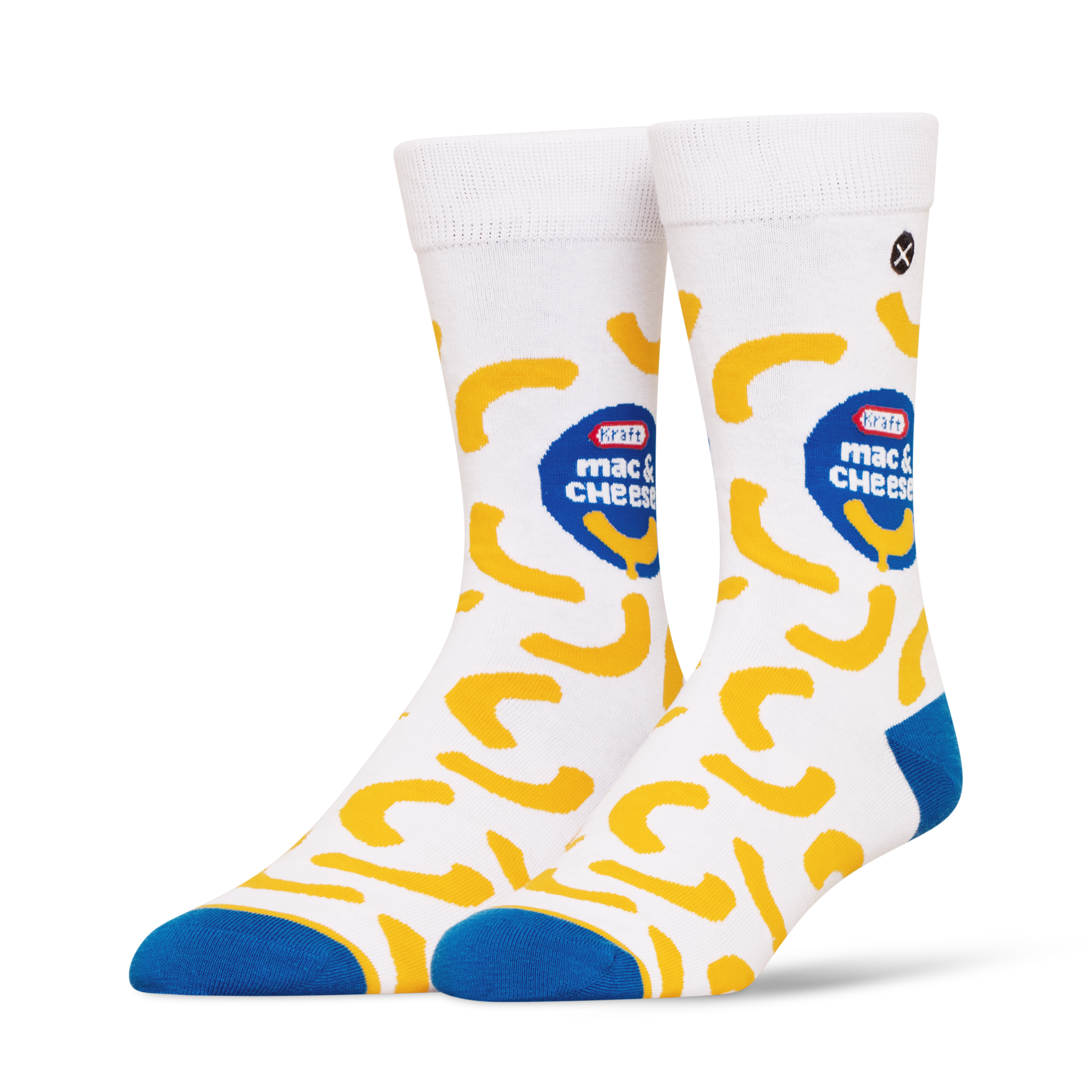 ODDMART Kraft Mac & Cheese Crew Socks 2-Pack