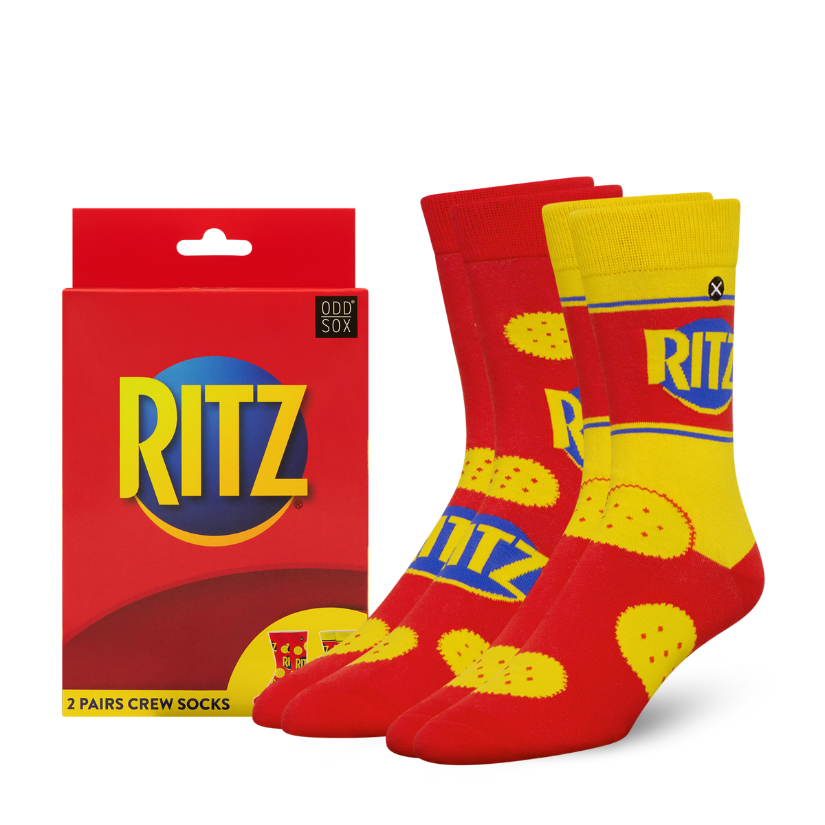 ODDMART Ritz Crew Socks 2-Pack
