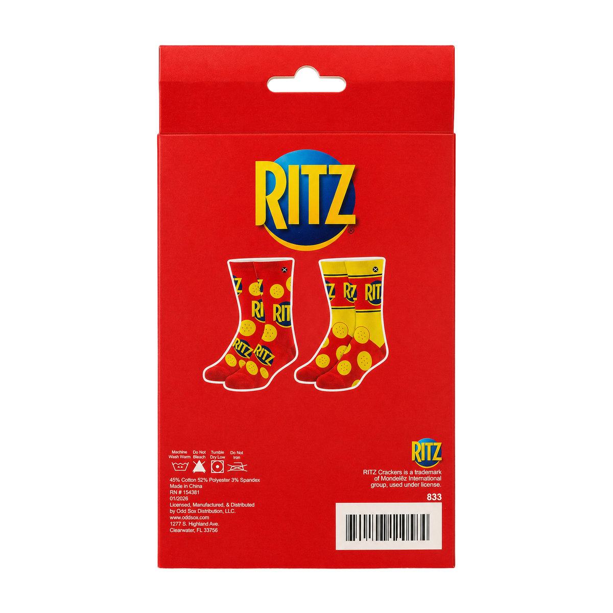 ODDMART Ritz Crew Socks 2-Pack