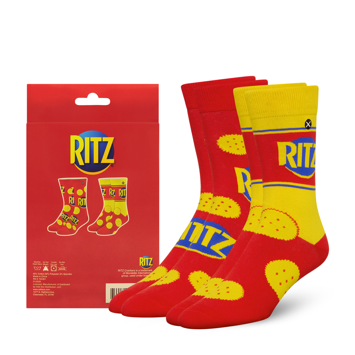 ODDMART Ritz Crew Socks 2-Pack