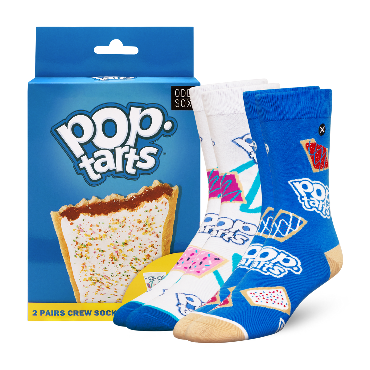 ODDMART Pop-Tarts Crew Socks 2-Pack