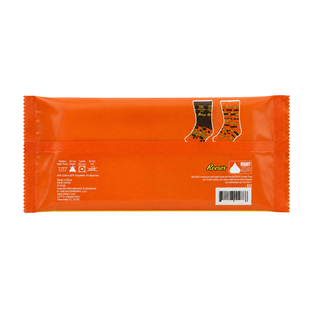 ODDMART Reese's Cups Crew Socks 2-Pack