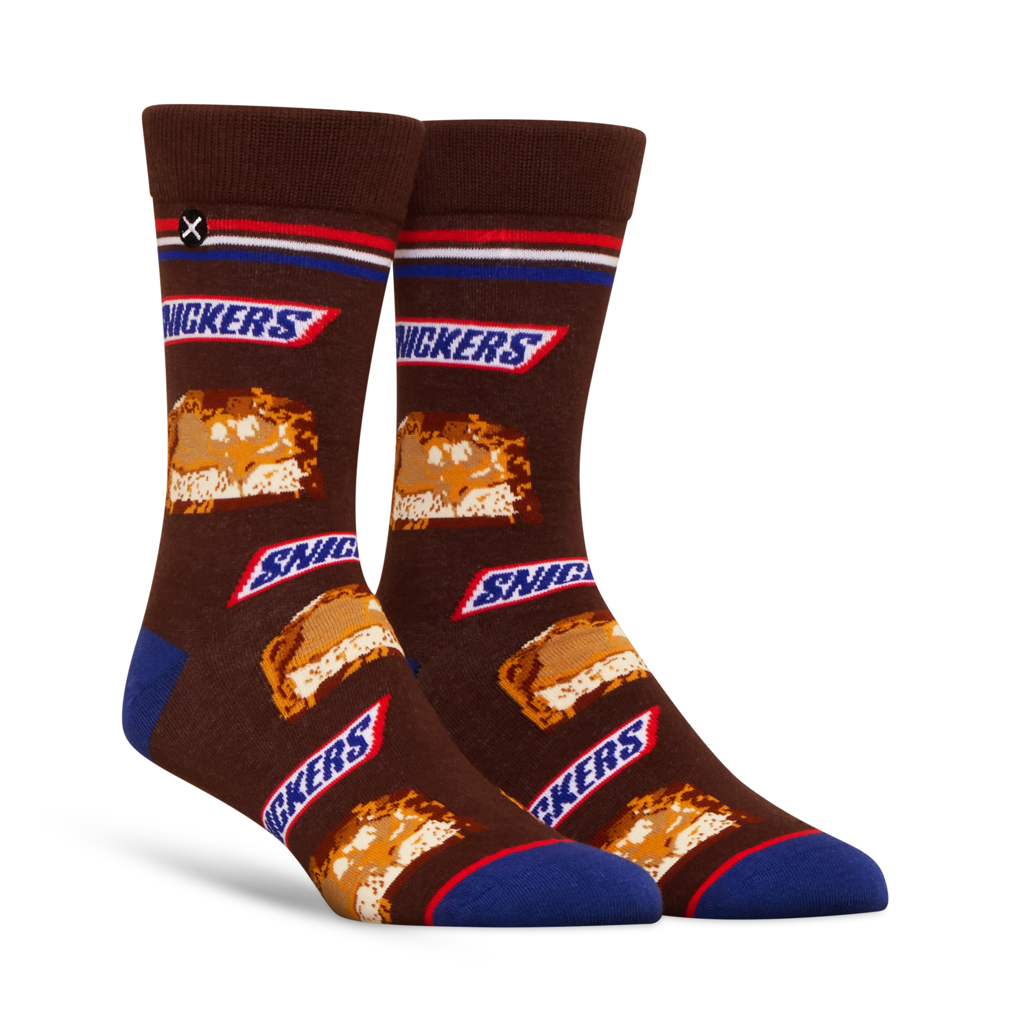 ODDMART Snickers Crew Socks 2-Pack