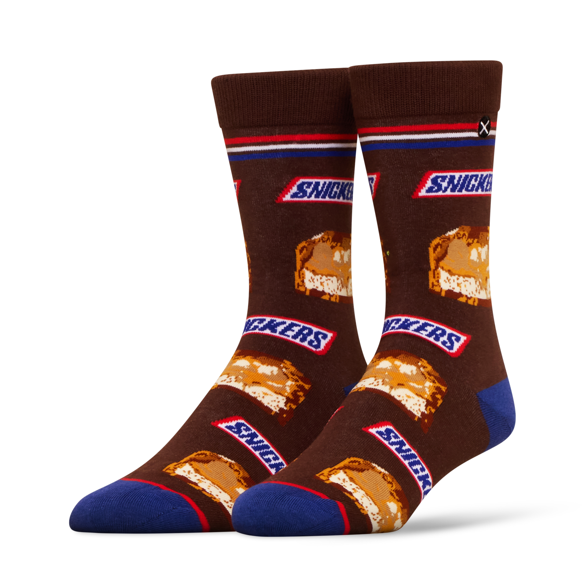 ODDMART Snickers Crew Socks 2-Pack