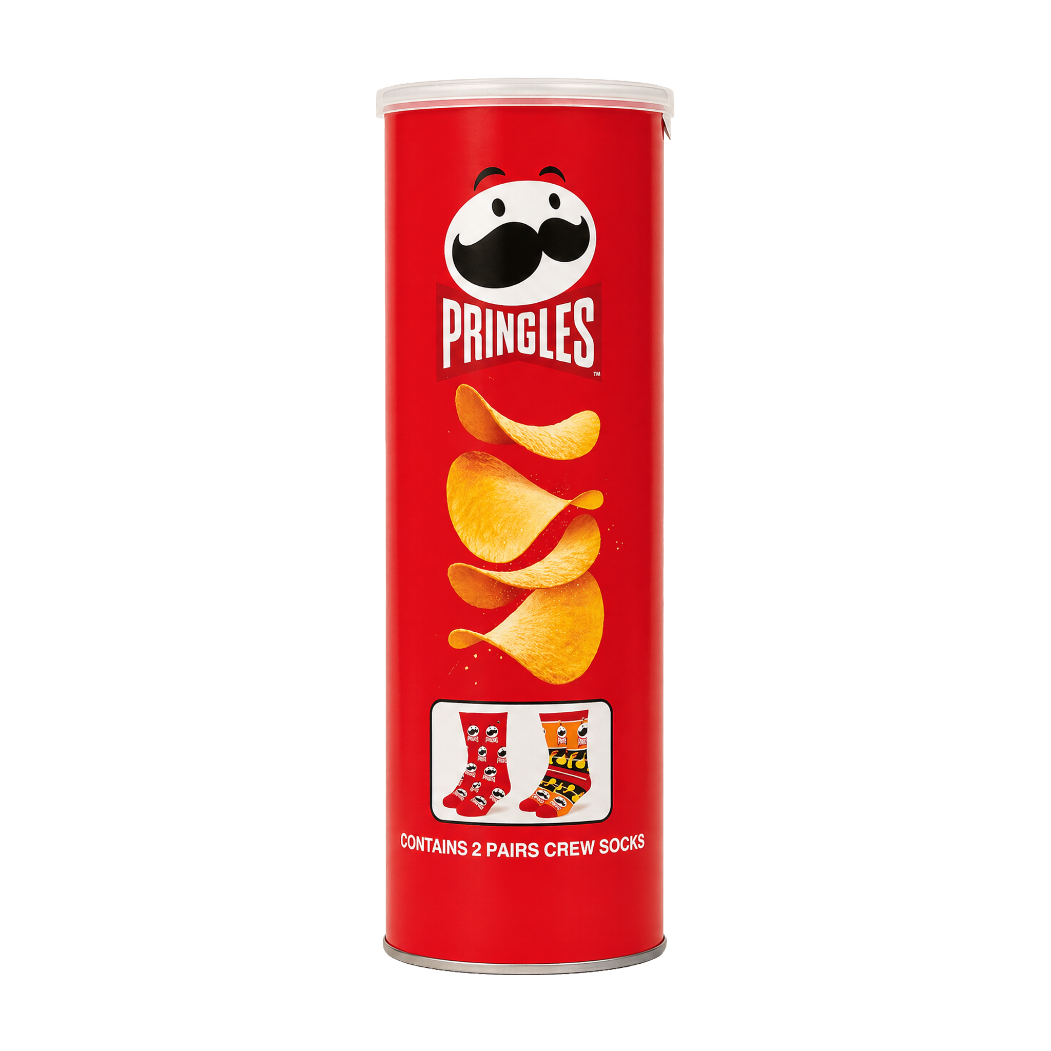 ODDMART Pringles Crew Socks 2-Pack