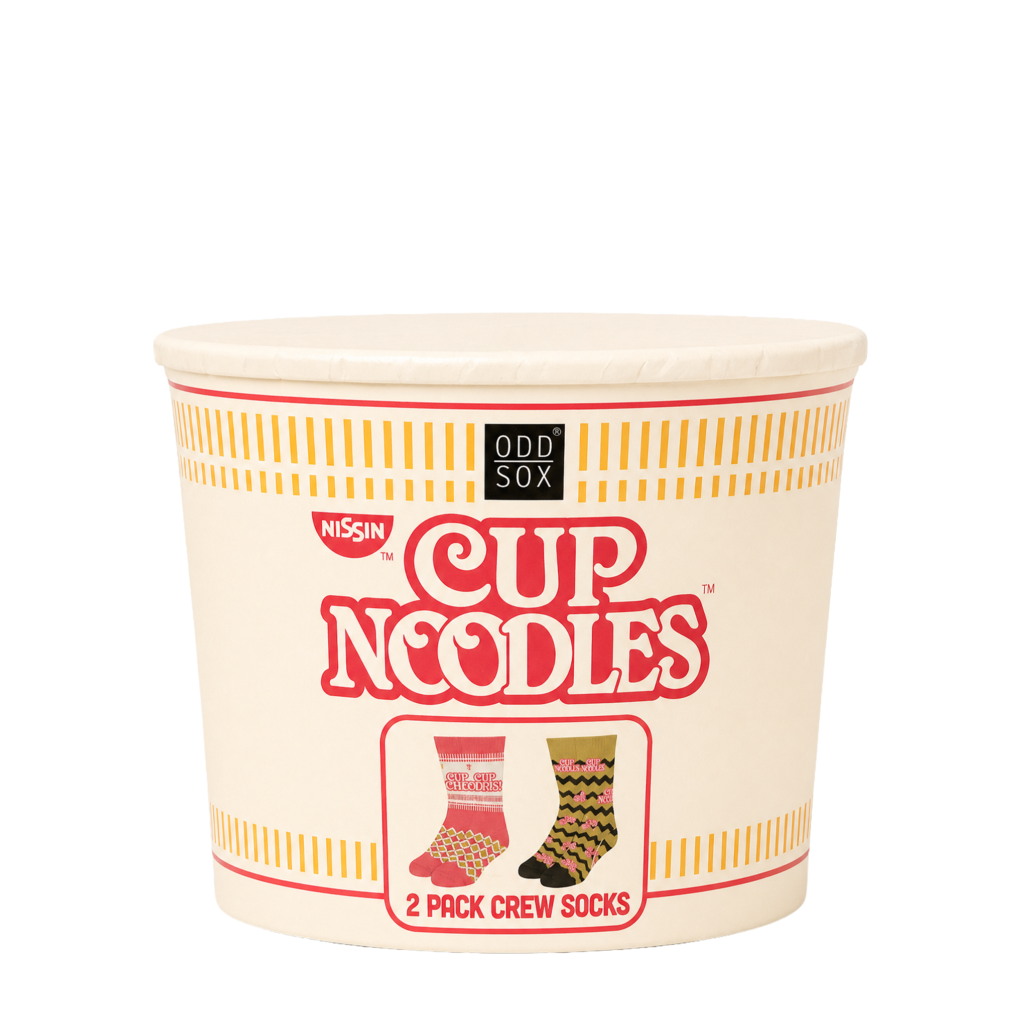 ODDMART Cup Noodles Crew Socks 2-Pack