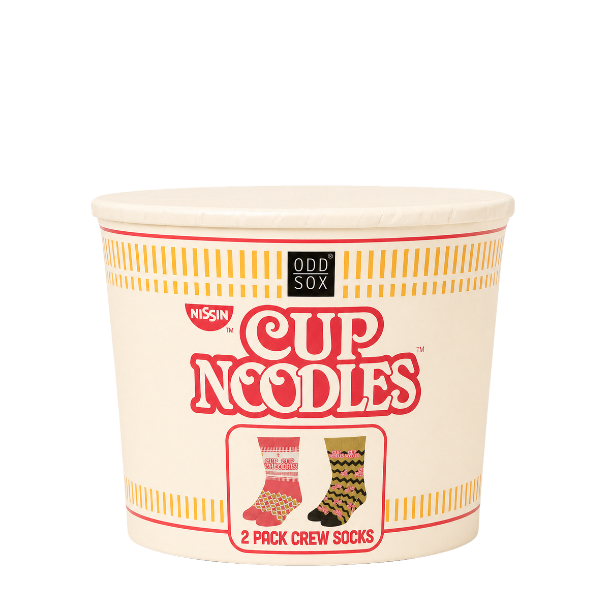 ODDMART Cup Noodles Crew Socks 2-Pack
