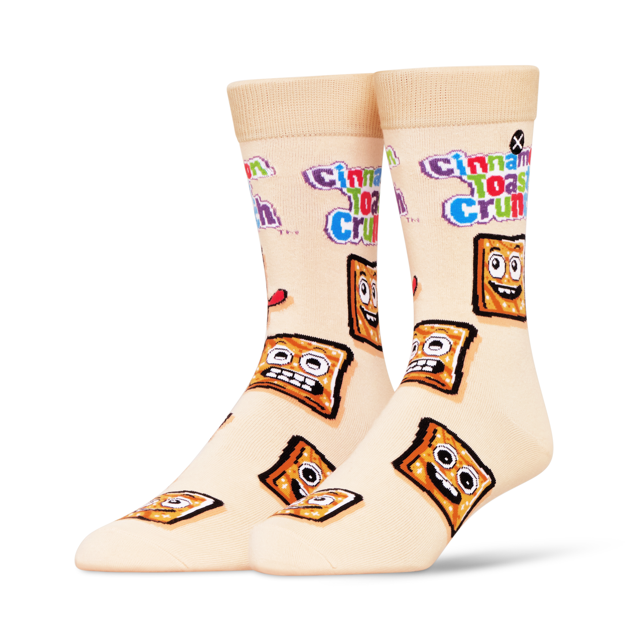 ODDMART Cinnamon Toast Crunch Crew Socks 2-Pack
