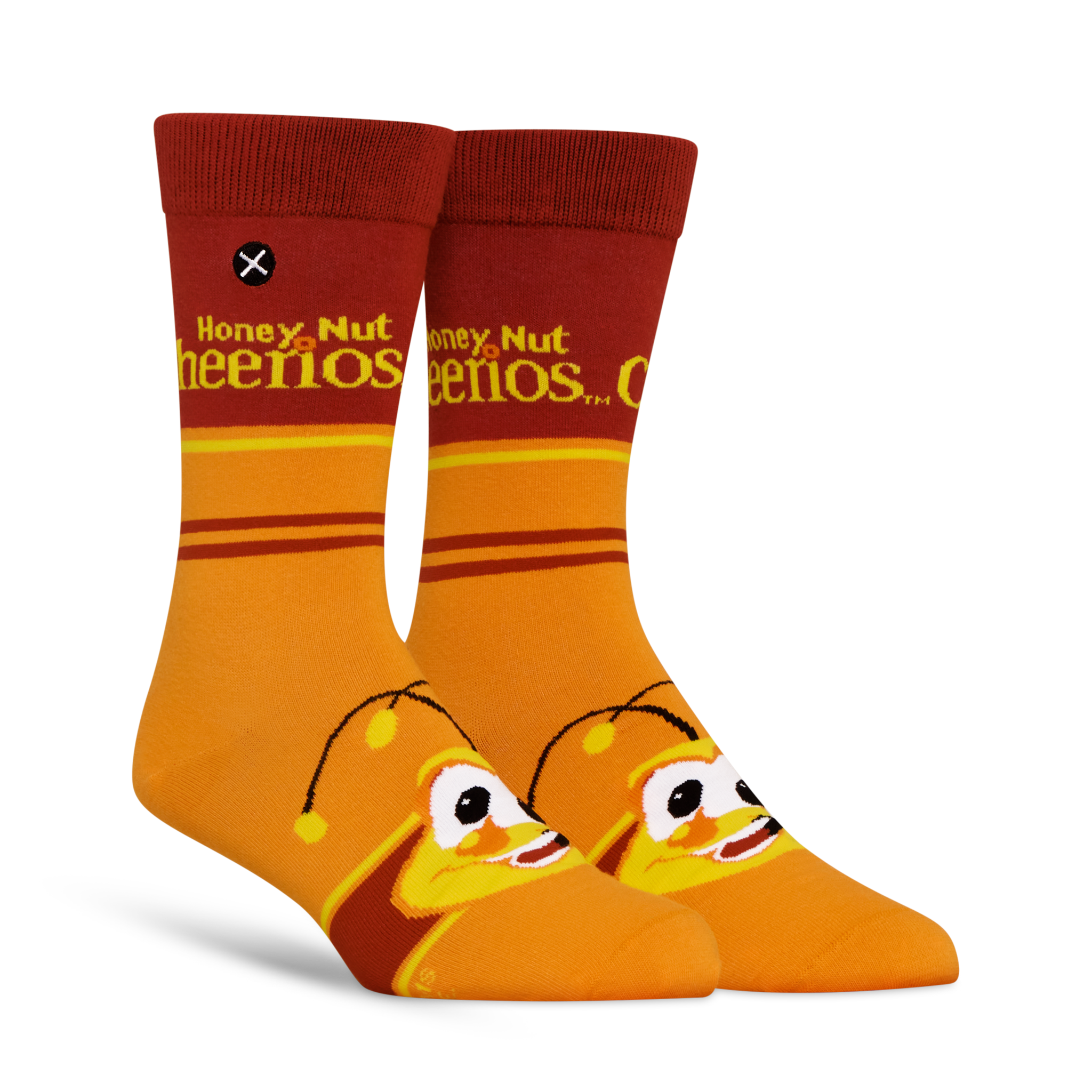 ODDMART Honey Nut Cheerios Crew Socks 2-Pack