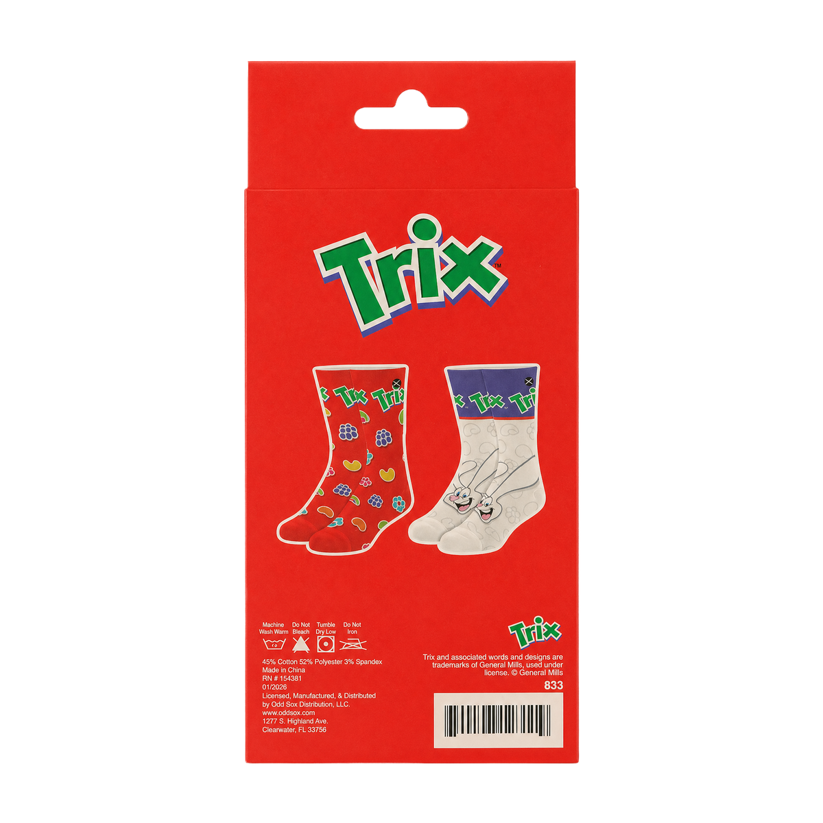 ODDMART Trix Crew Socks 2-Pack