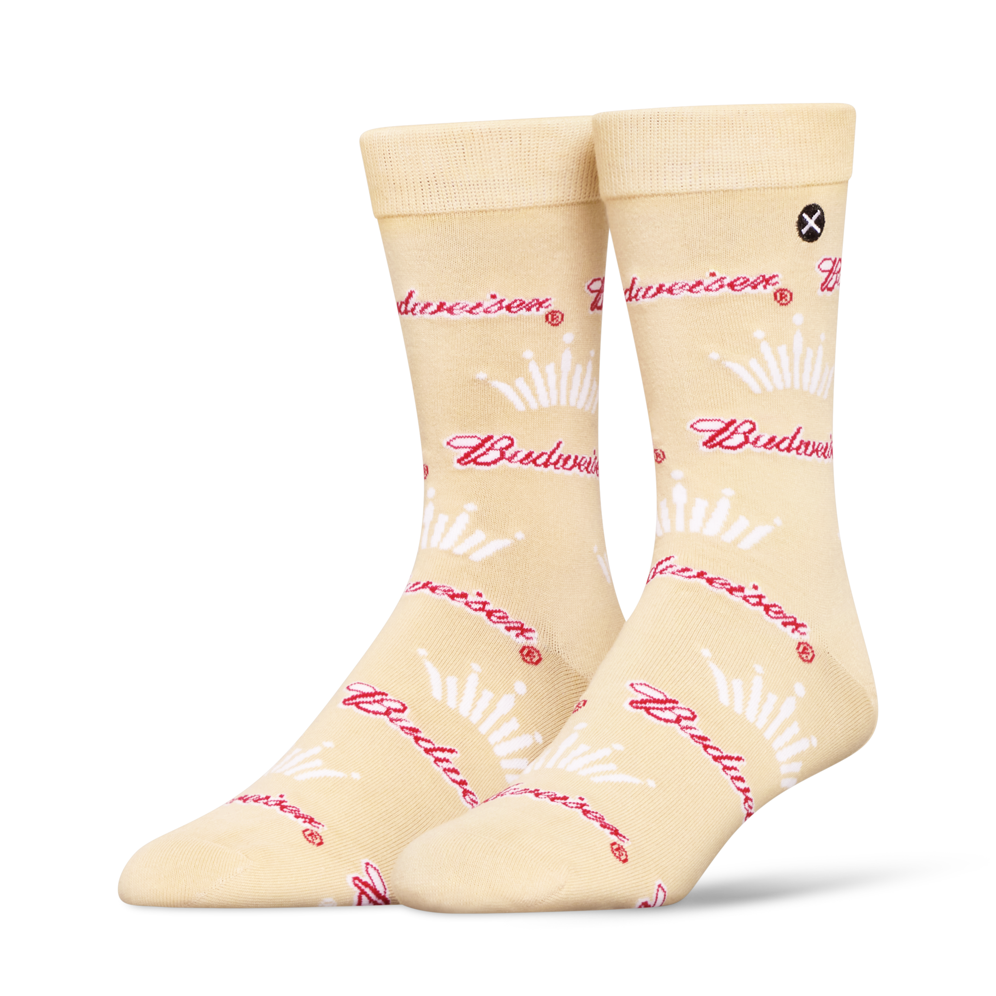 ODDMART Budweiser Crew Socks 2-Pack