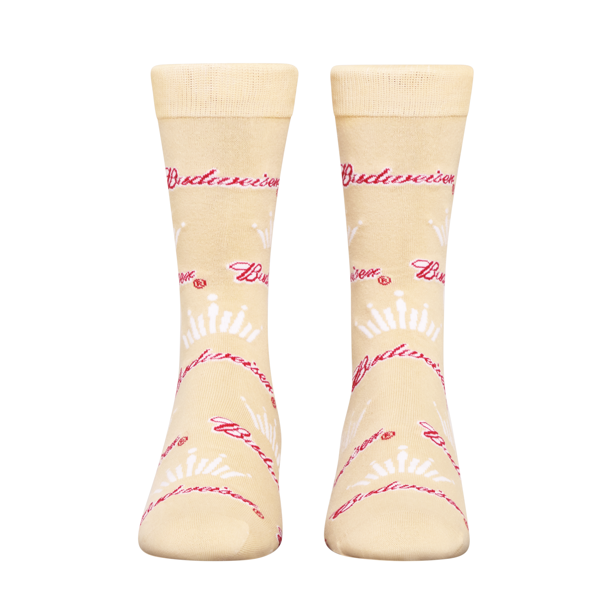 ODDMART Budweiser Crew Socks 2-Pack