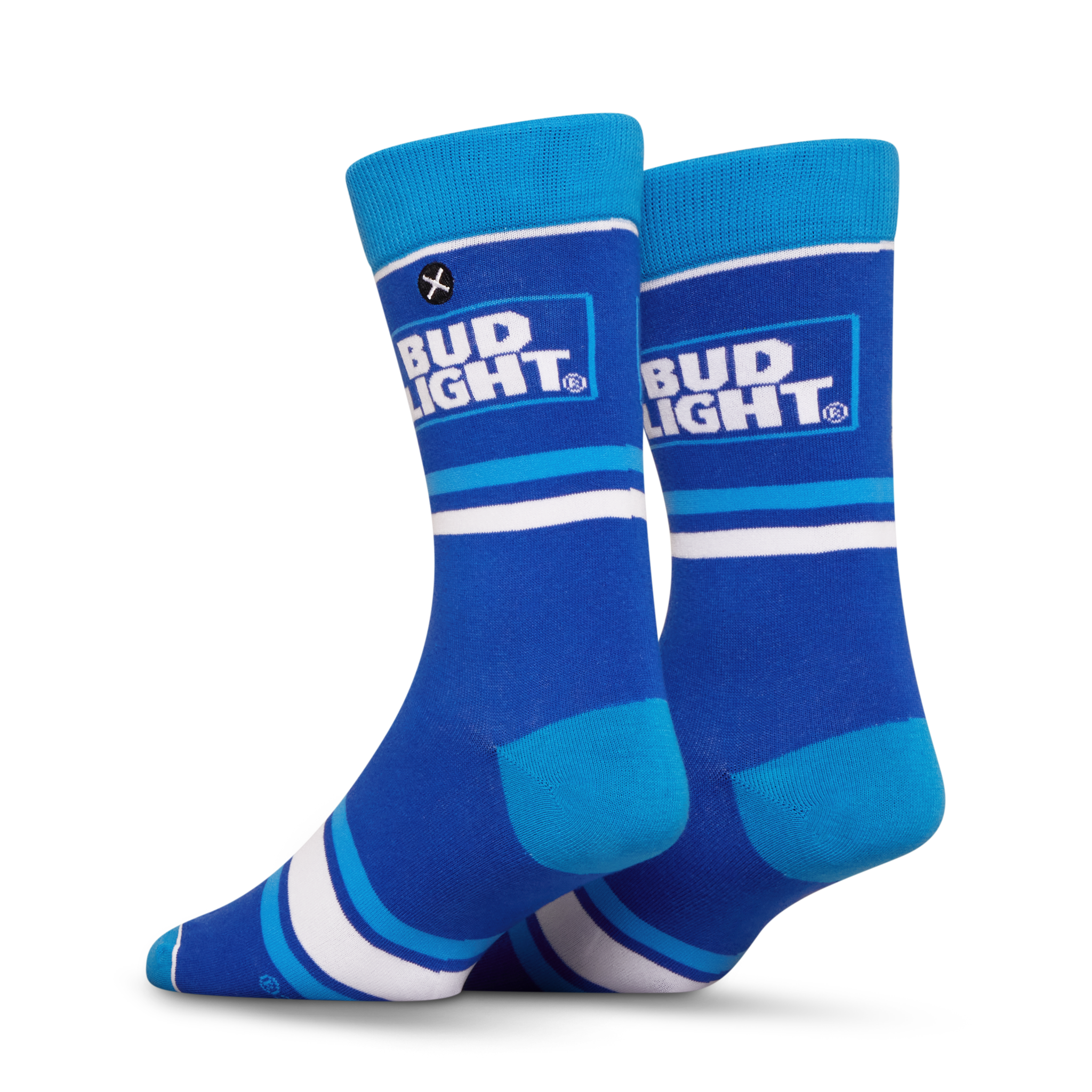 ODDMART Bud Light Crew Socks 2-Pack