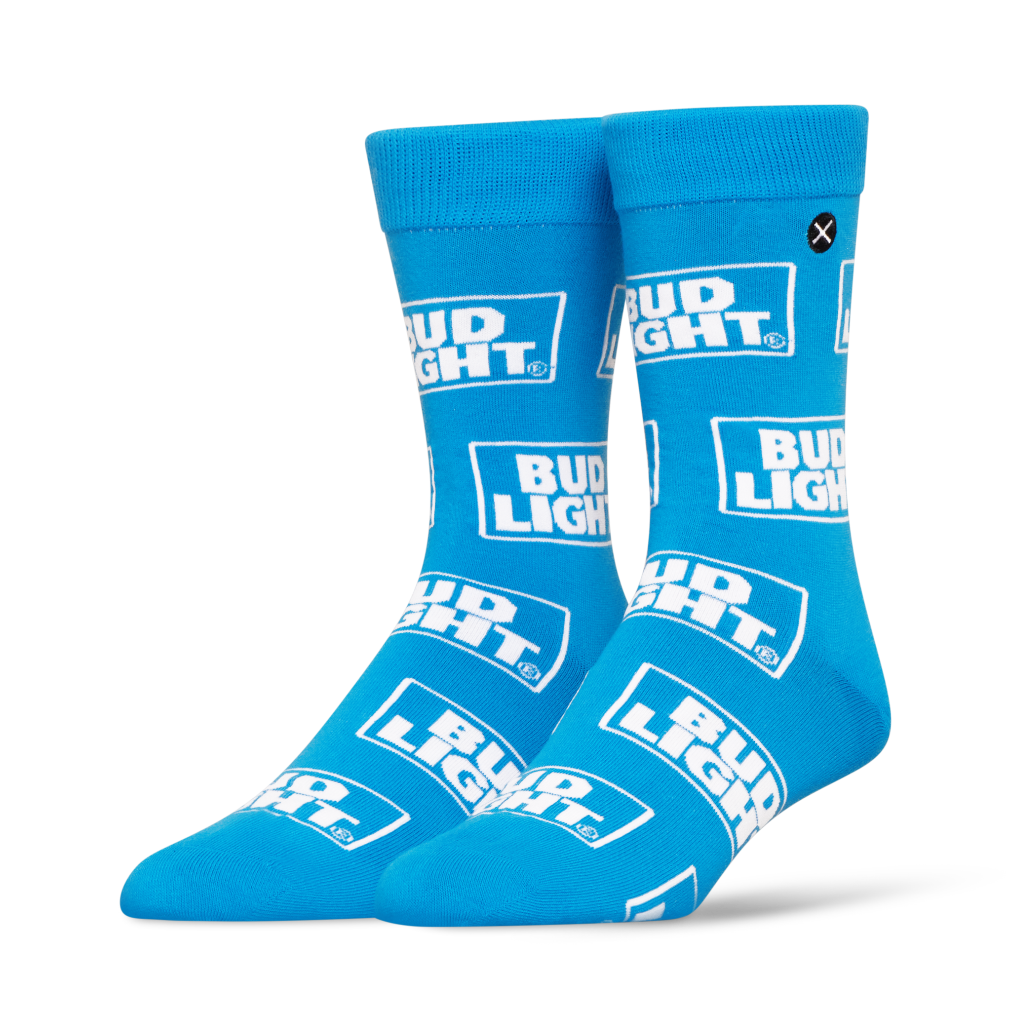 ODDMART Bud Light Crew Socks 2-Pack