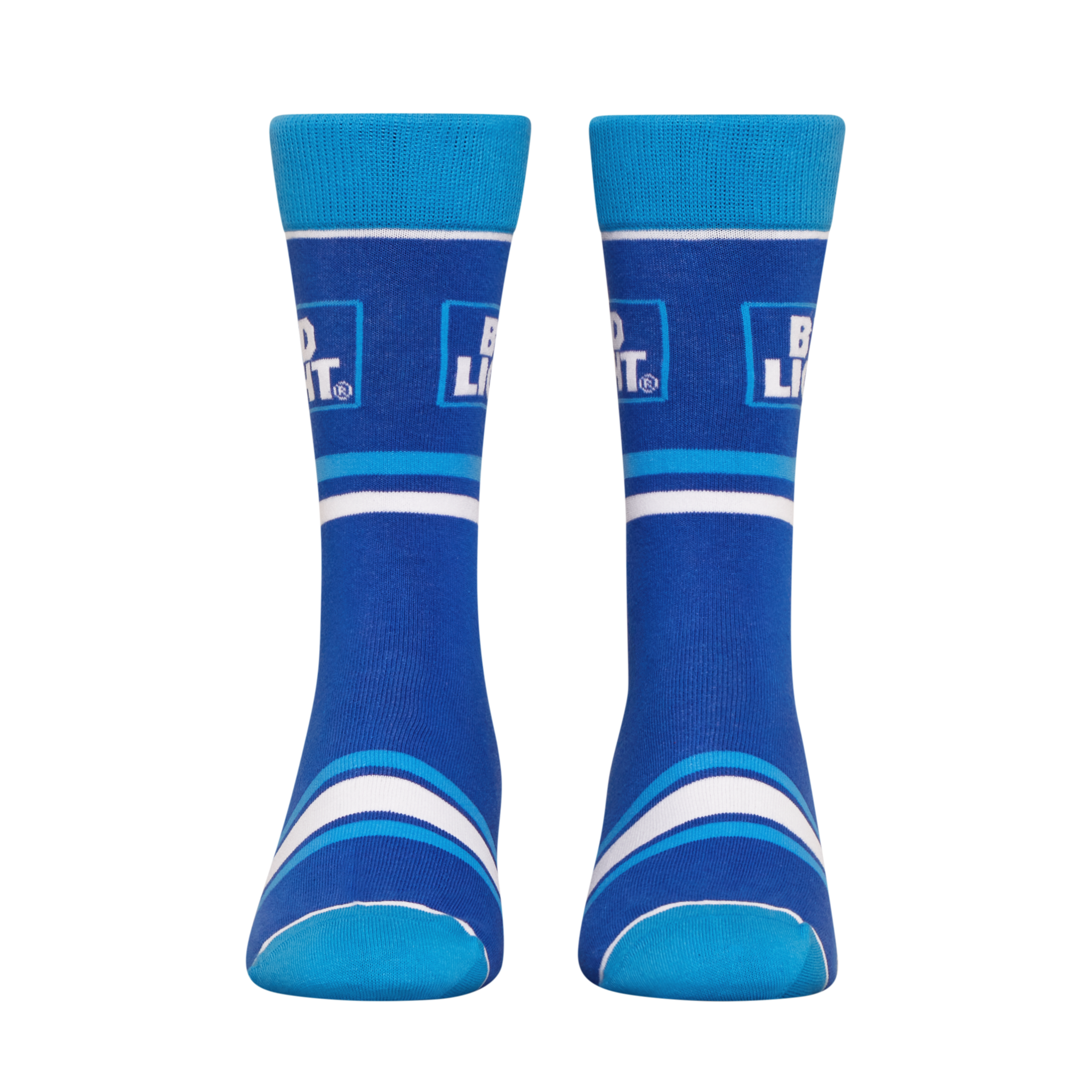 ODDMART Bud Light Crew Socks 2-Pack