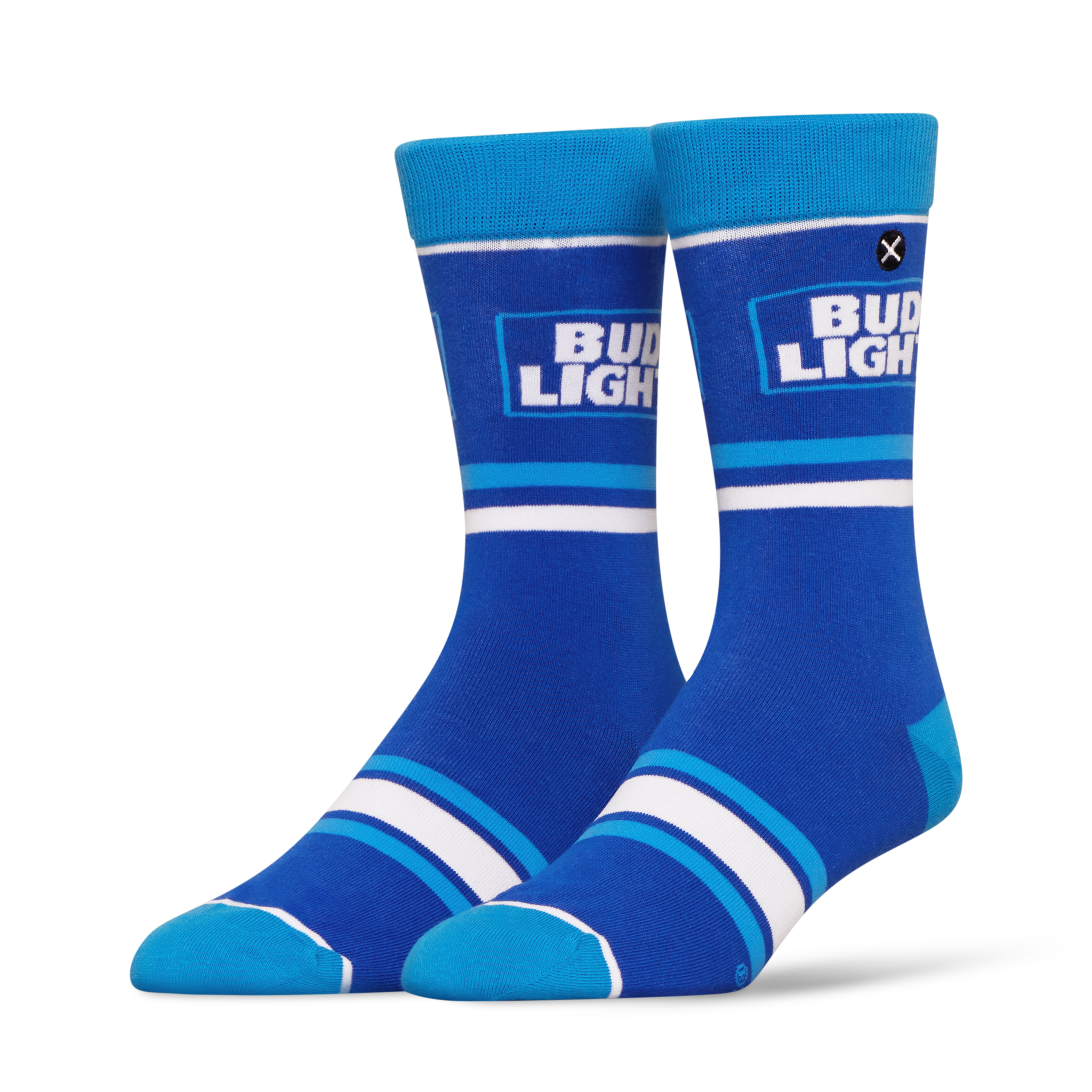 ODDMART Bud Light Crew Socks 2-Pack