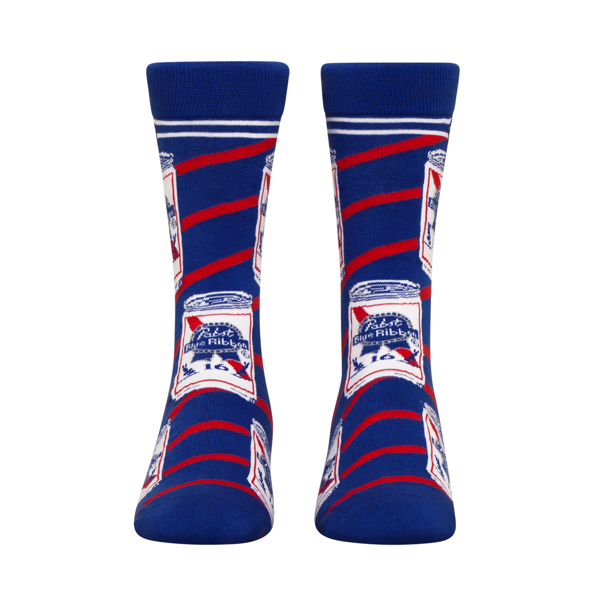 ODDMART Pabst Blue Ribbon Crew Socks 2-Pack