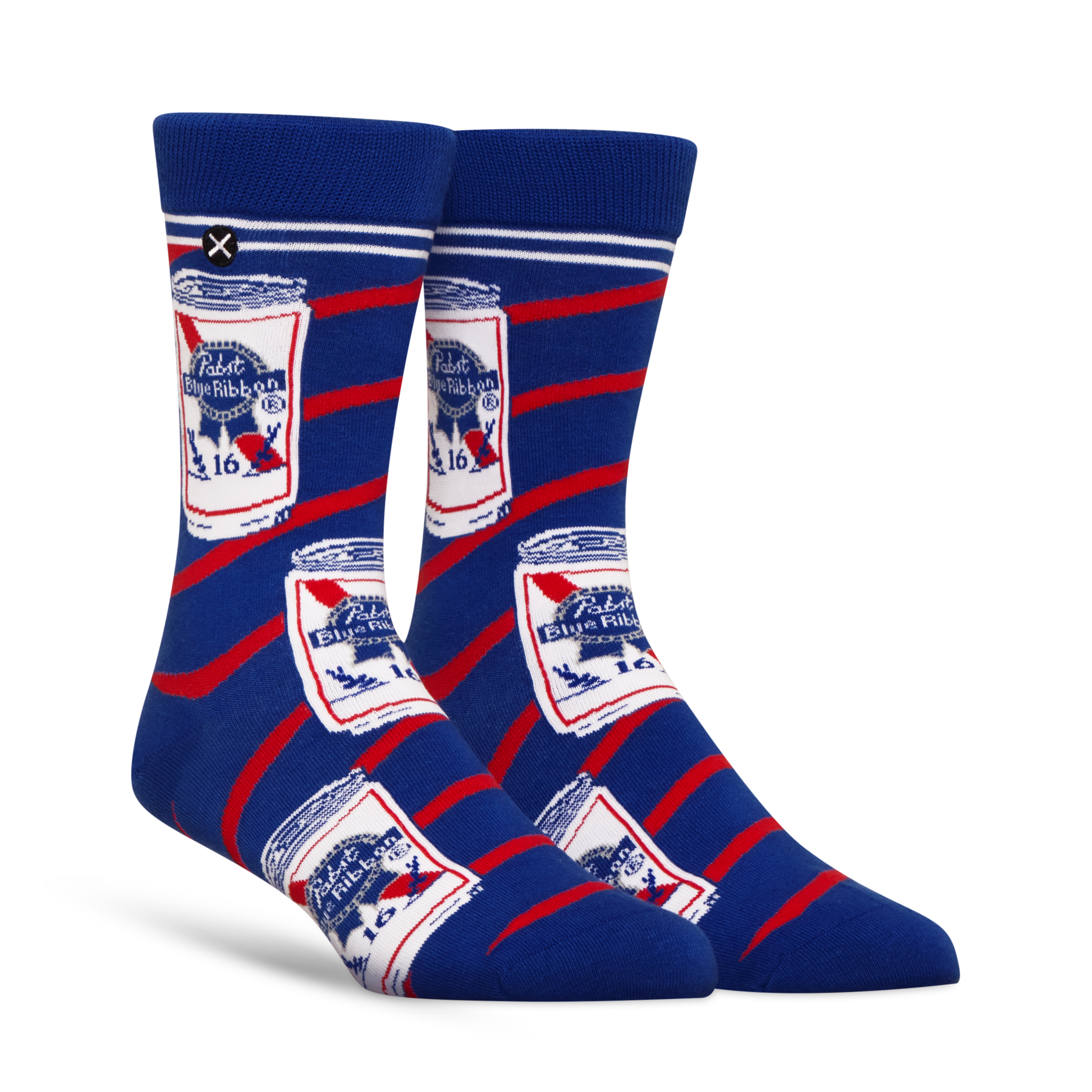 ODDMART Pabst Blue Ribbon Crew Socks 2-Pack