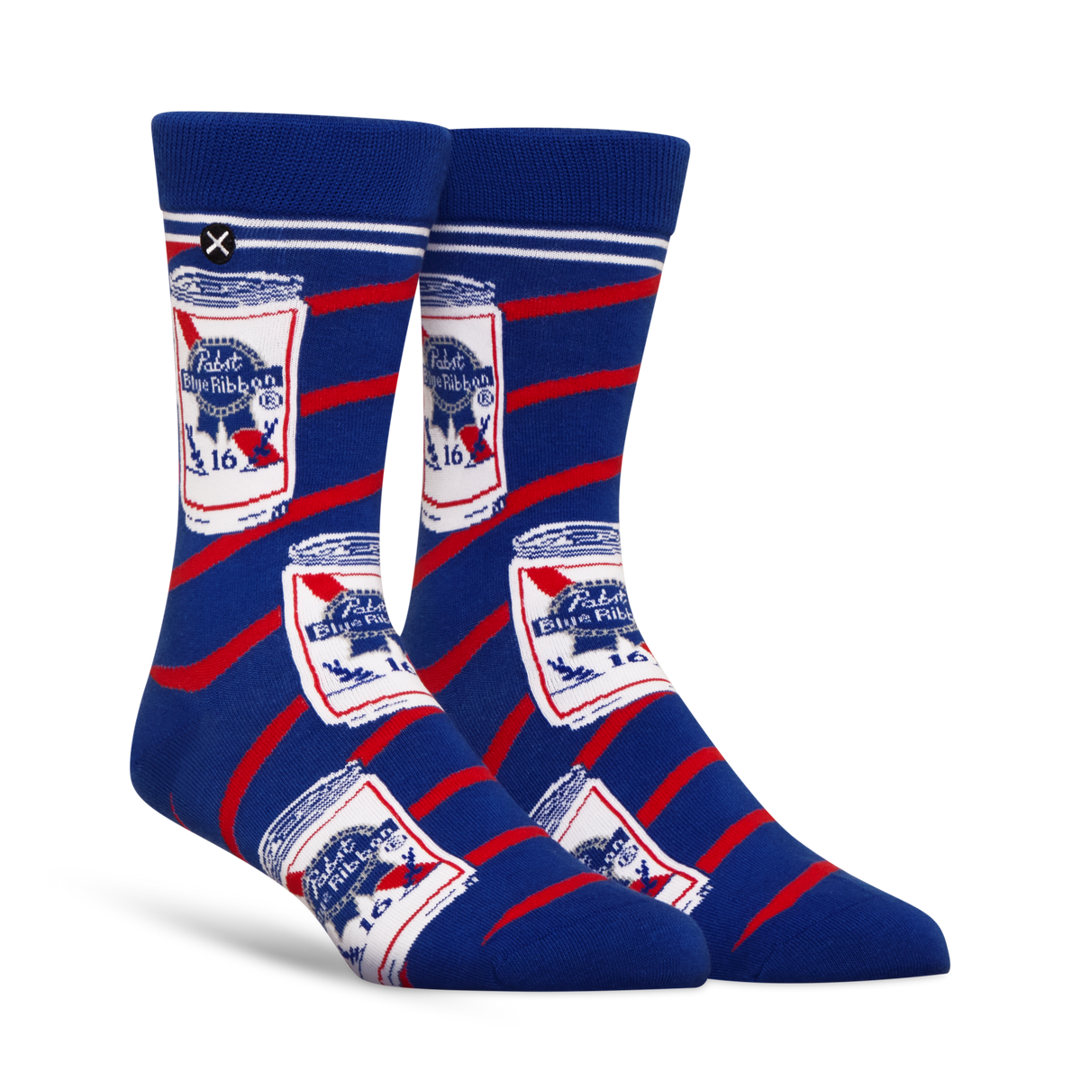 ODDMART Pabst Blue Ribbon Crew Socks 2-Pack