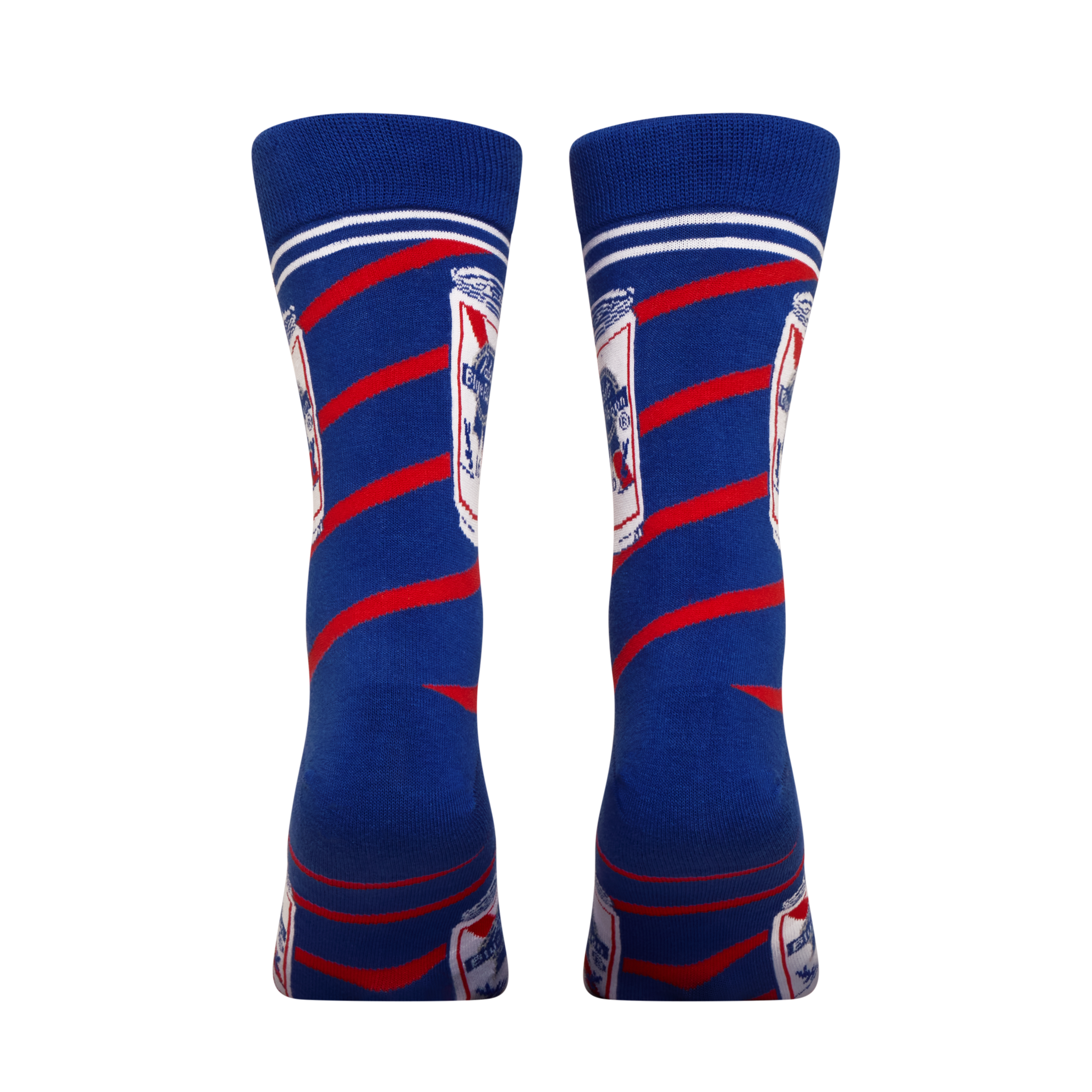 ODDMART Pabst Blue Ribbon Crew Socks 2-Pack