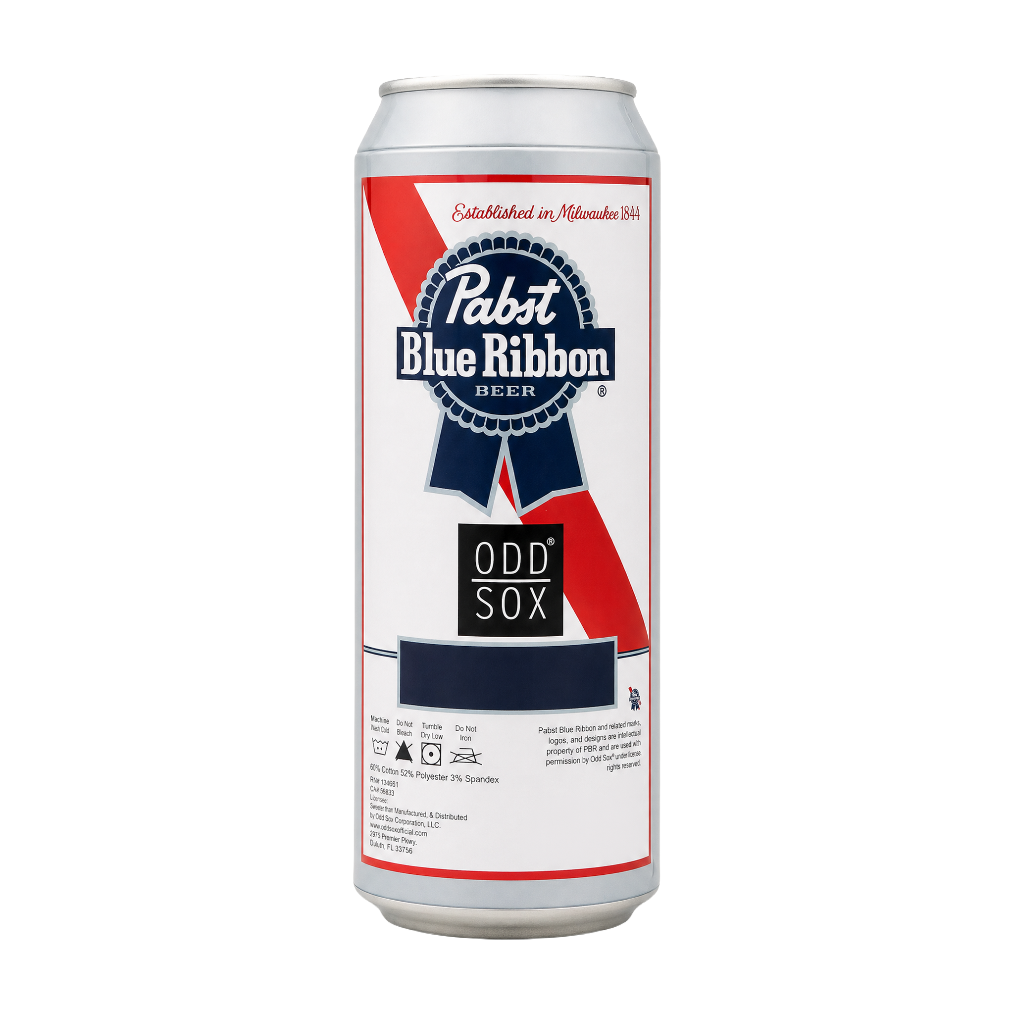 ODDMART Pabst Blue Ribbon Crew Socks 2-Pack