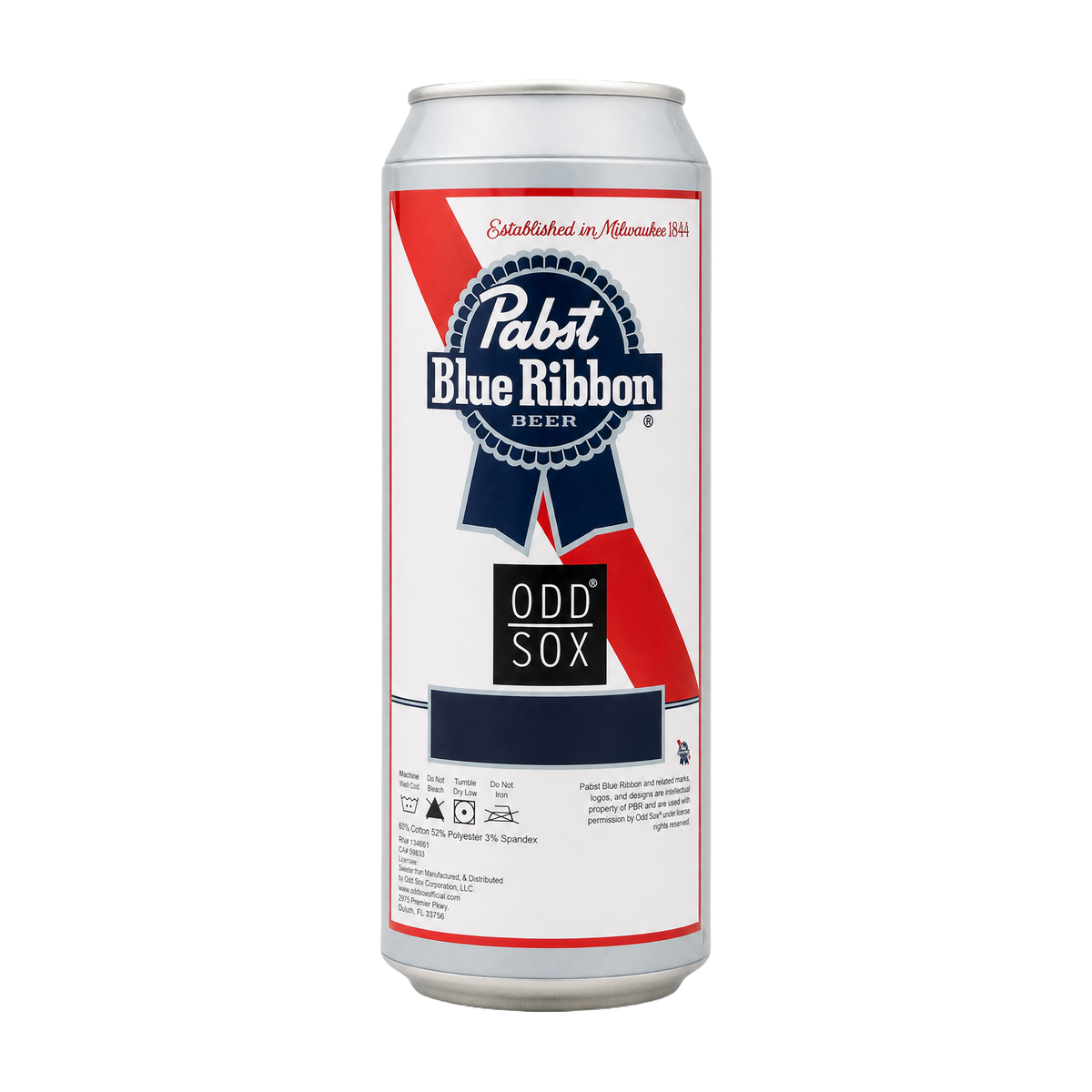 ODDMART Pabst Blue Ribbon Crew Socks 2-Pack
