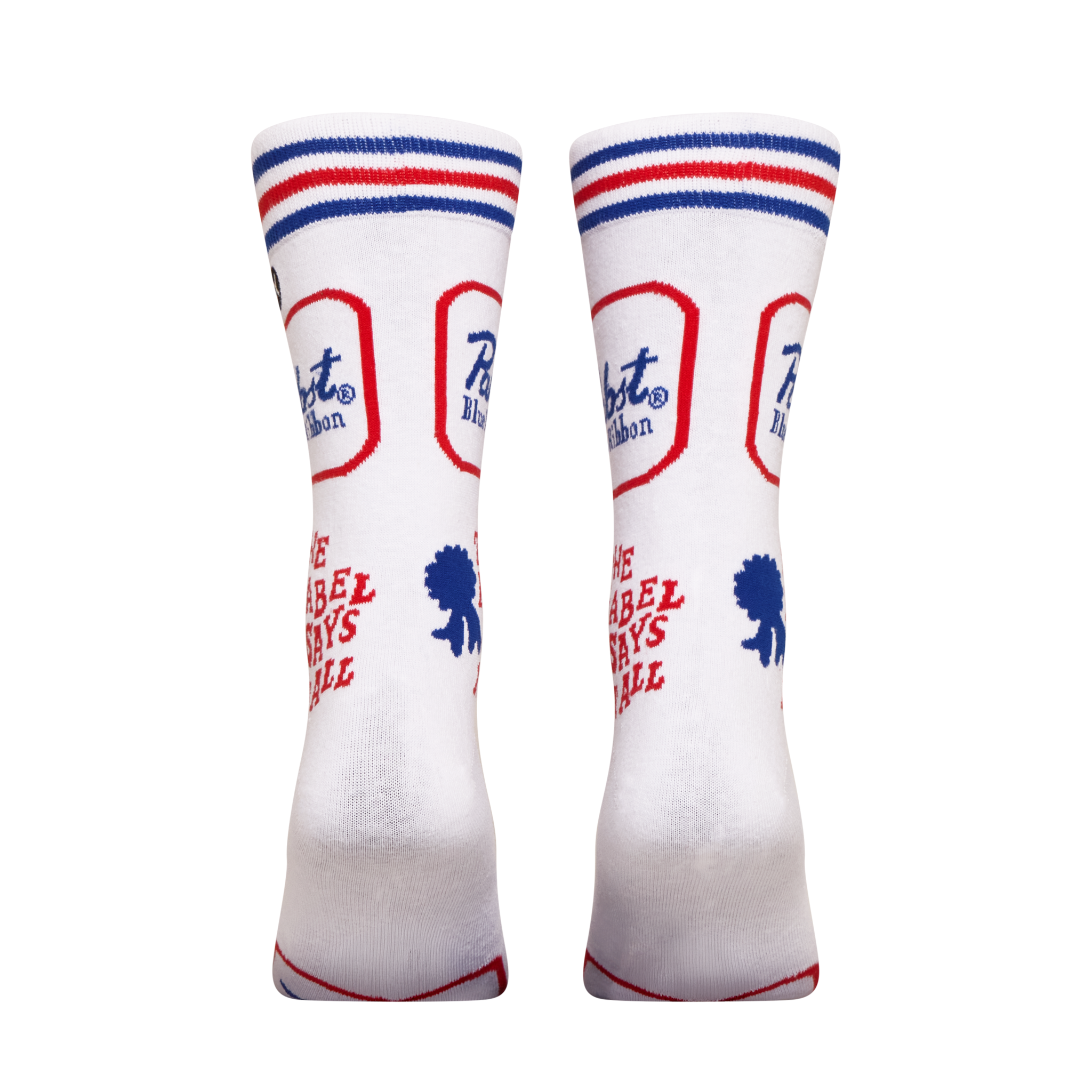 ODDMART Pabst Blue Ribbon Crew Socks 2-Pack