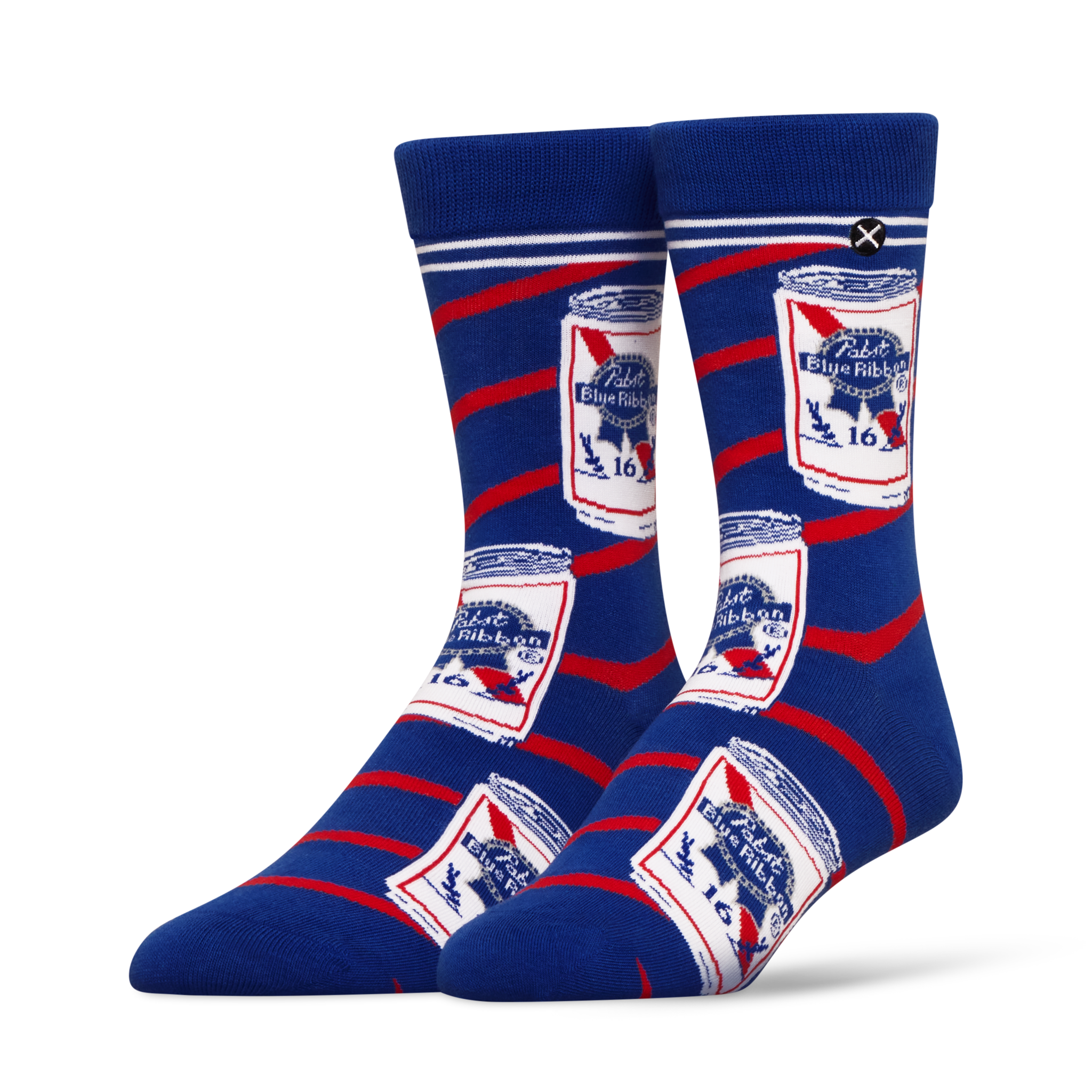 ODDMART Pabst Blue Ribbon Crew Socks 2-Pack