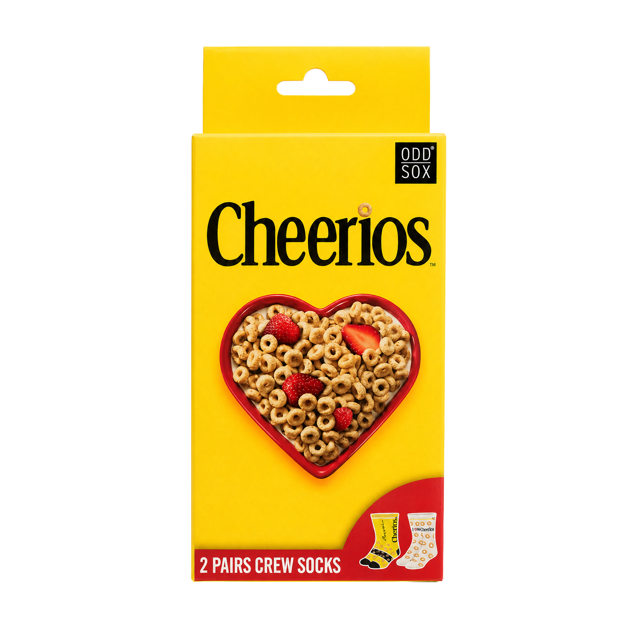 ODDMART Cheerios Crew Socks 2-Pack