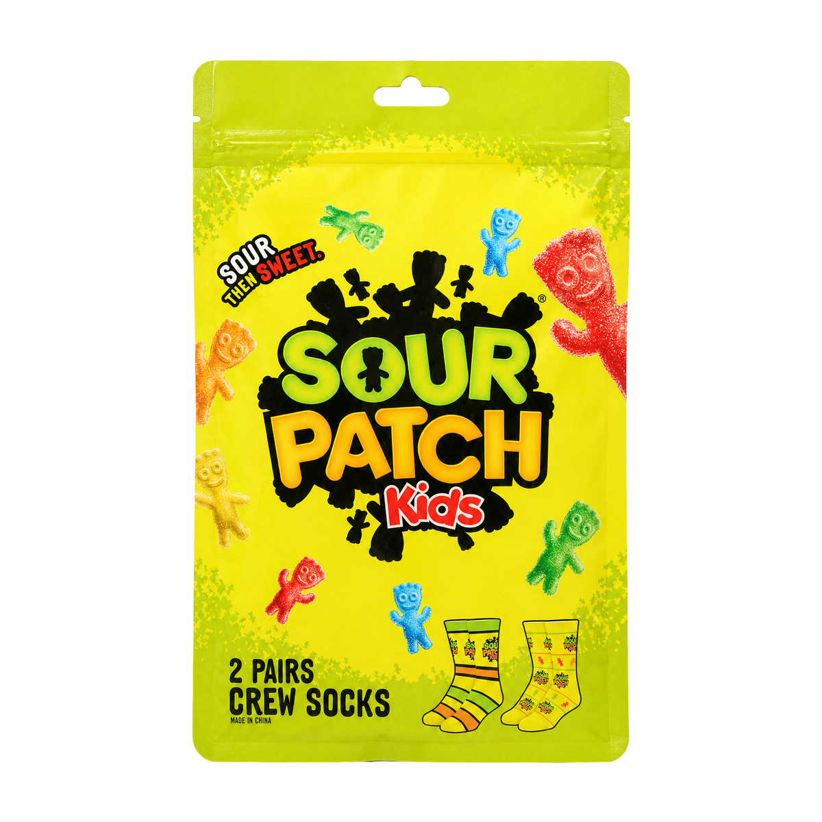 ODDMART Sour Patch Kids Crew Socks 2-Pack