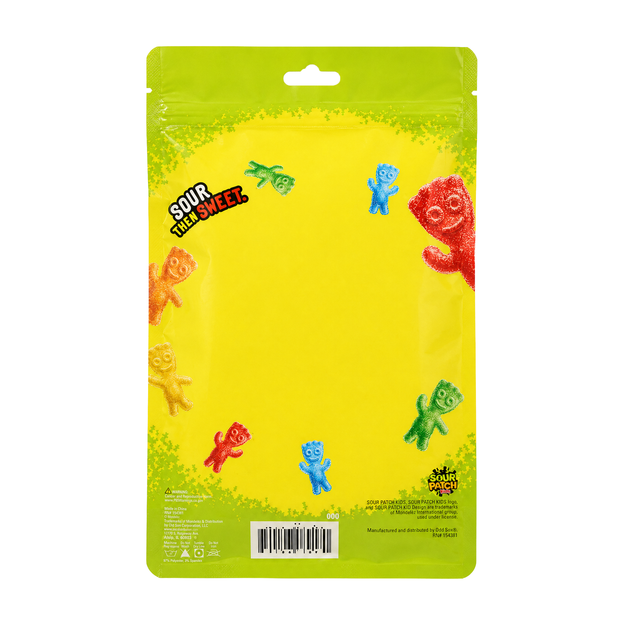 ODDMART Sour Patch Kids Crew Socks 2-Pack