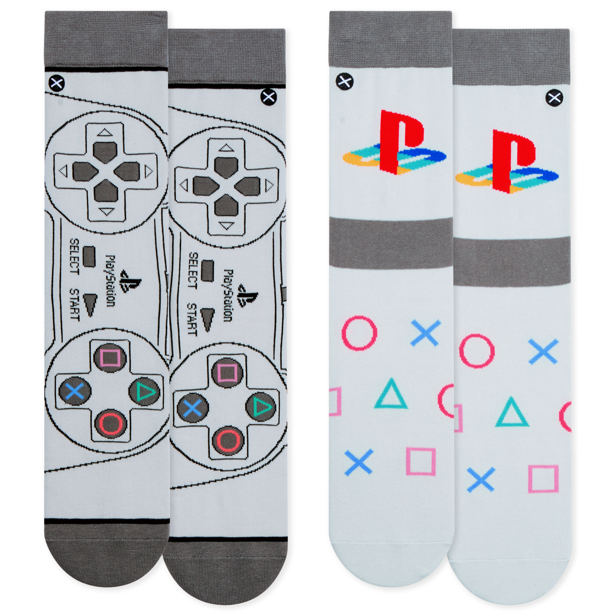 Playstation Heritage Crew Sock 4-Pack