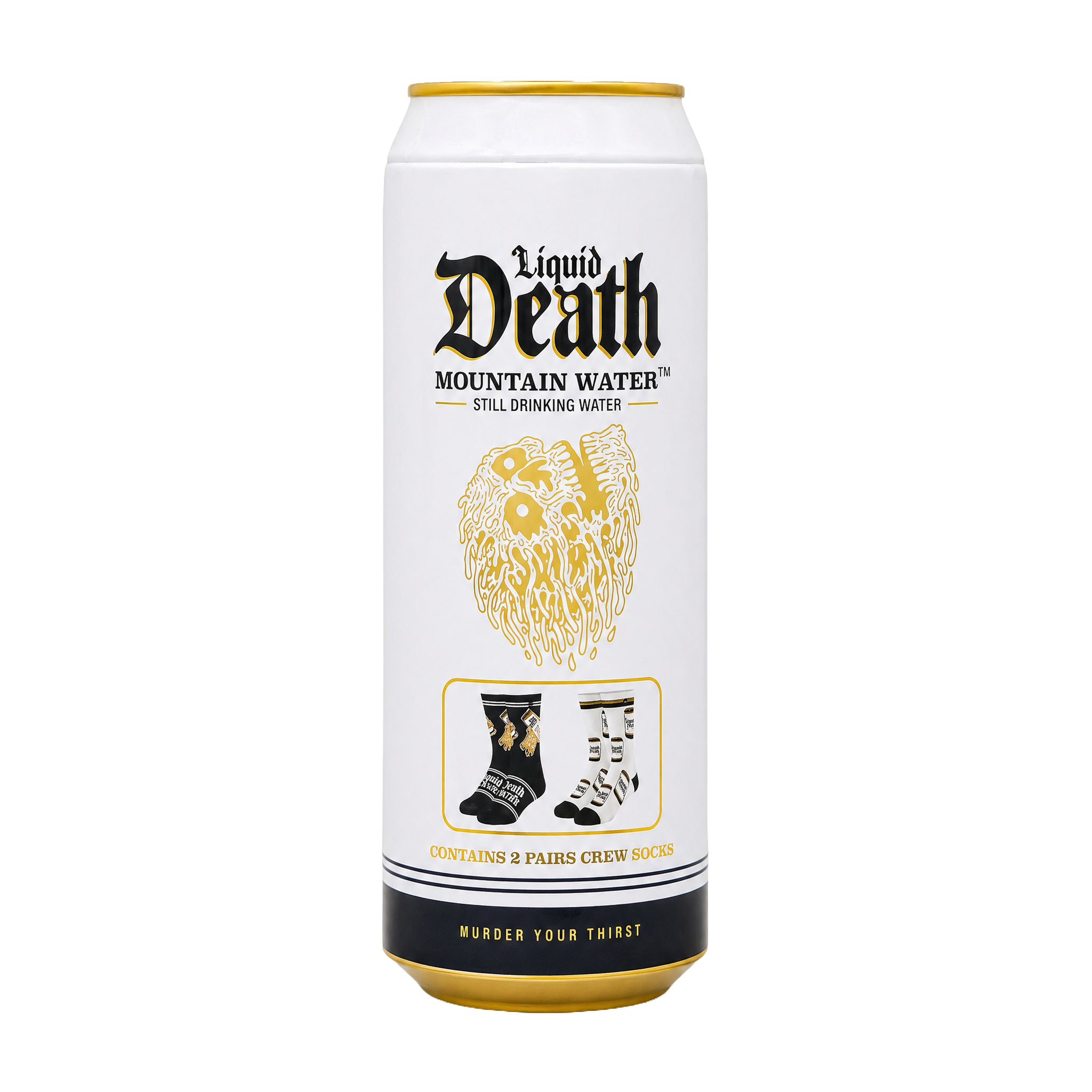 ODDMART Liquid Death Crew Socks 2-Pack