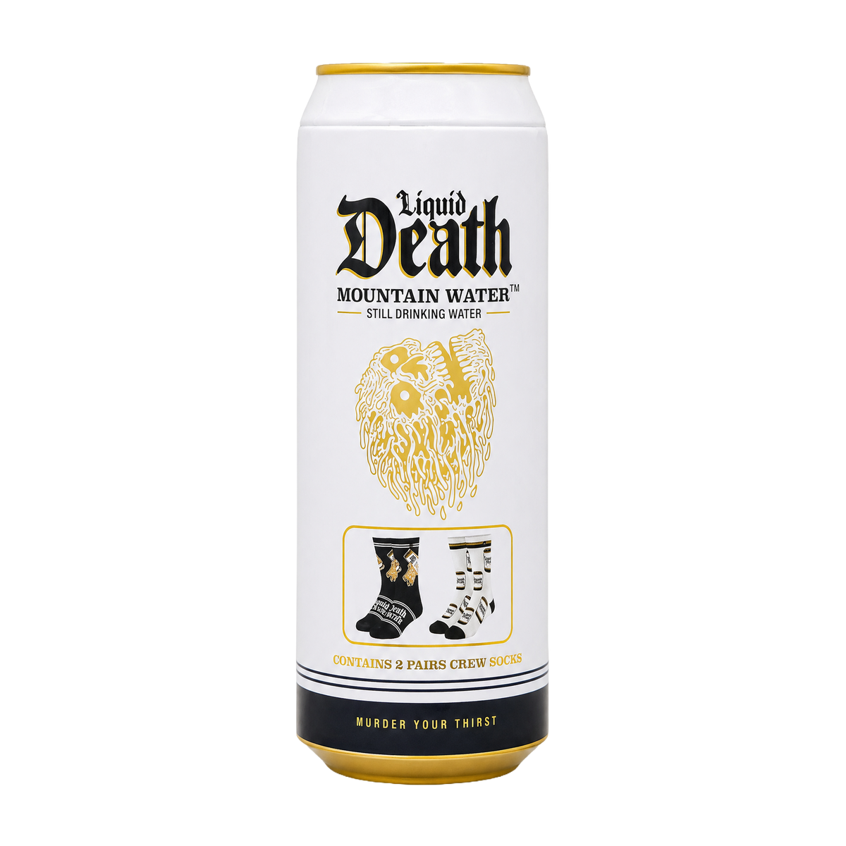 ODDMART Liquid Death Crew Socks 2-Pack