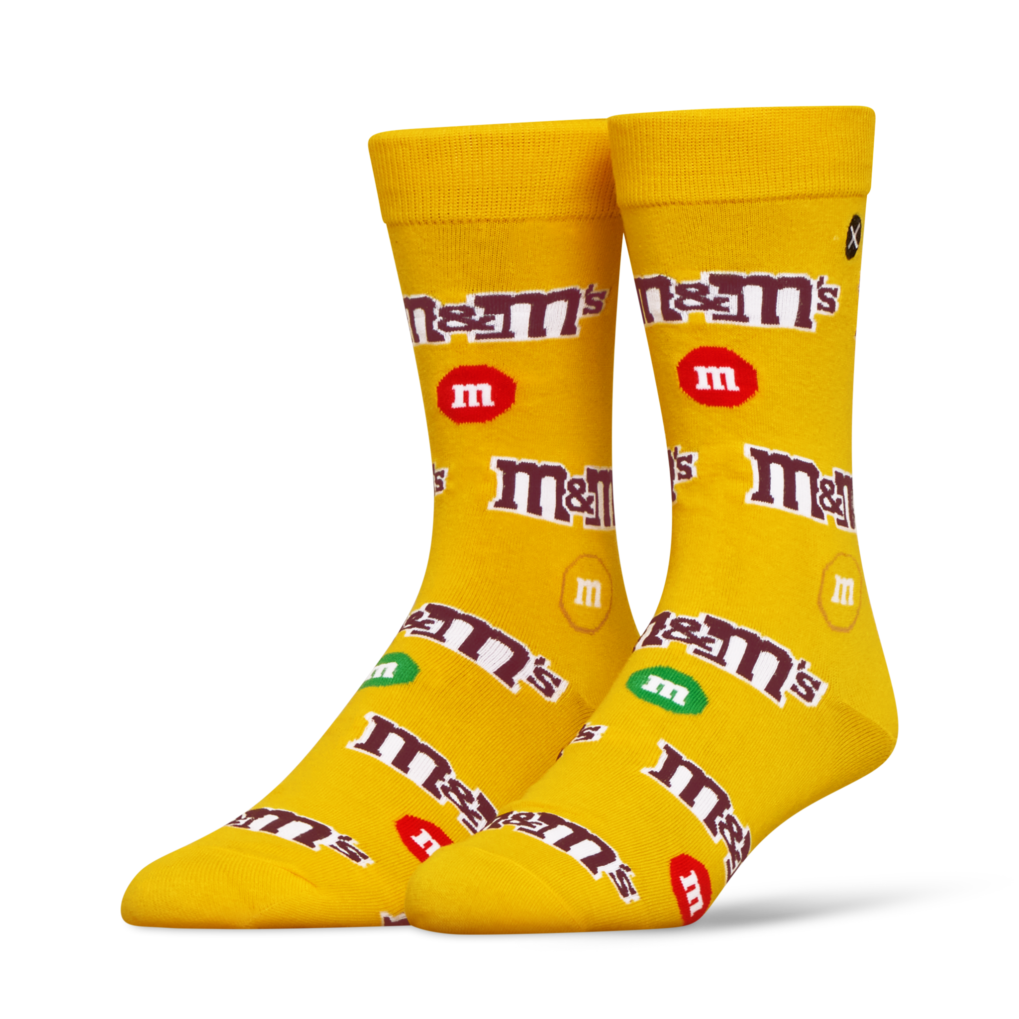 ODDMART Peanut M&M's Crew Socks 2-Pack